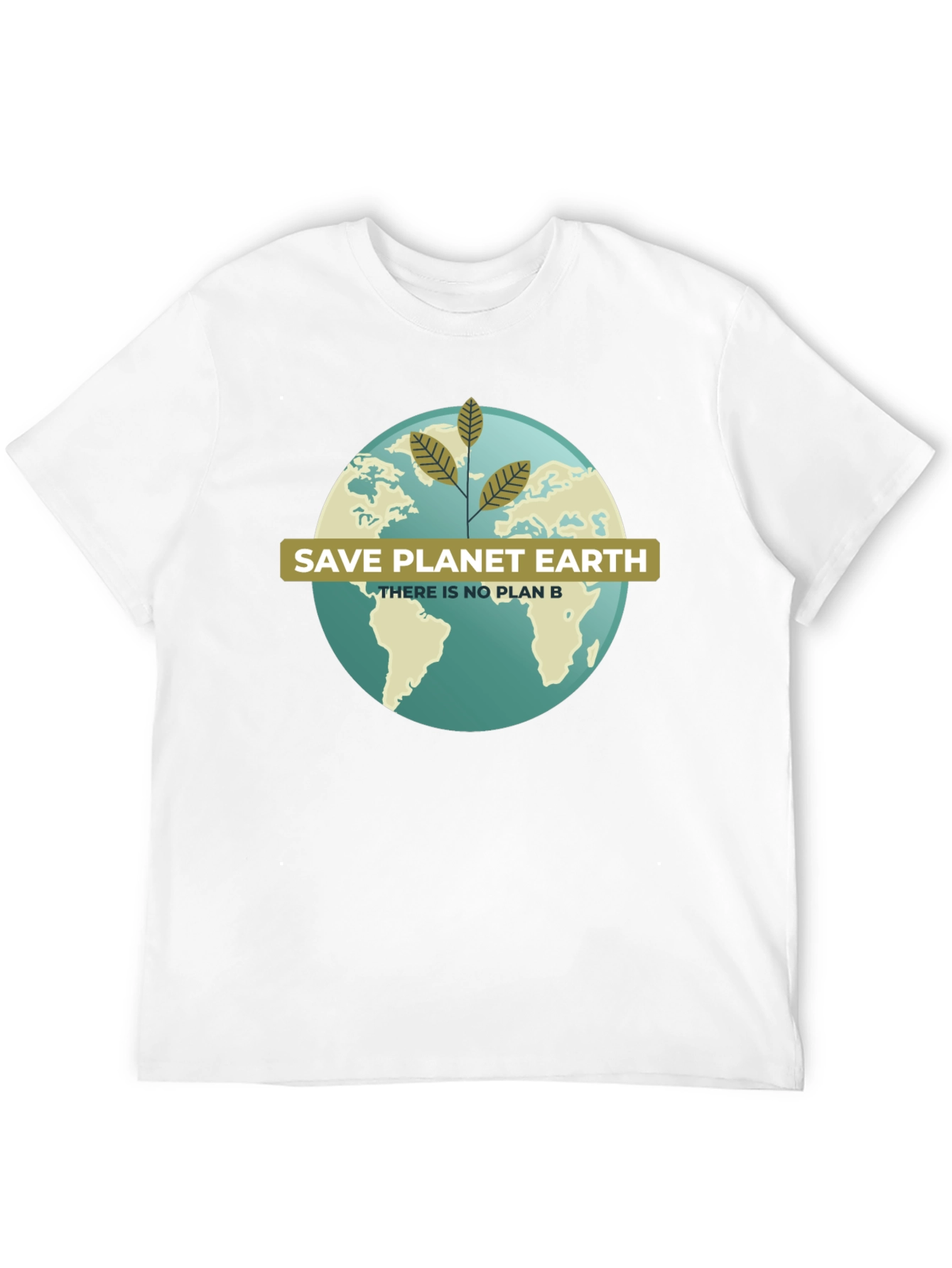 Black Save Planet Earth Tee - There Is No Plan B view 12