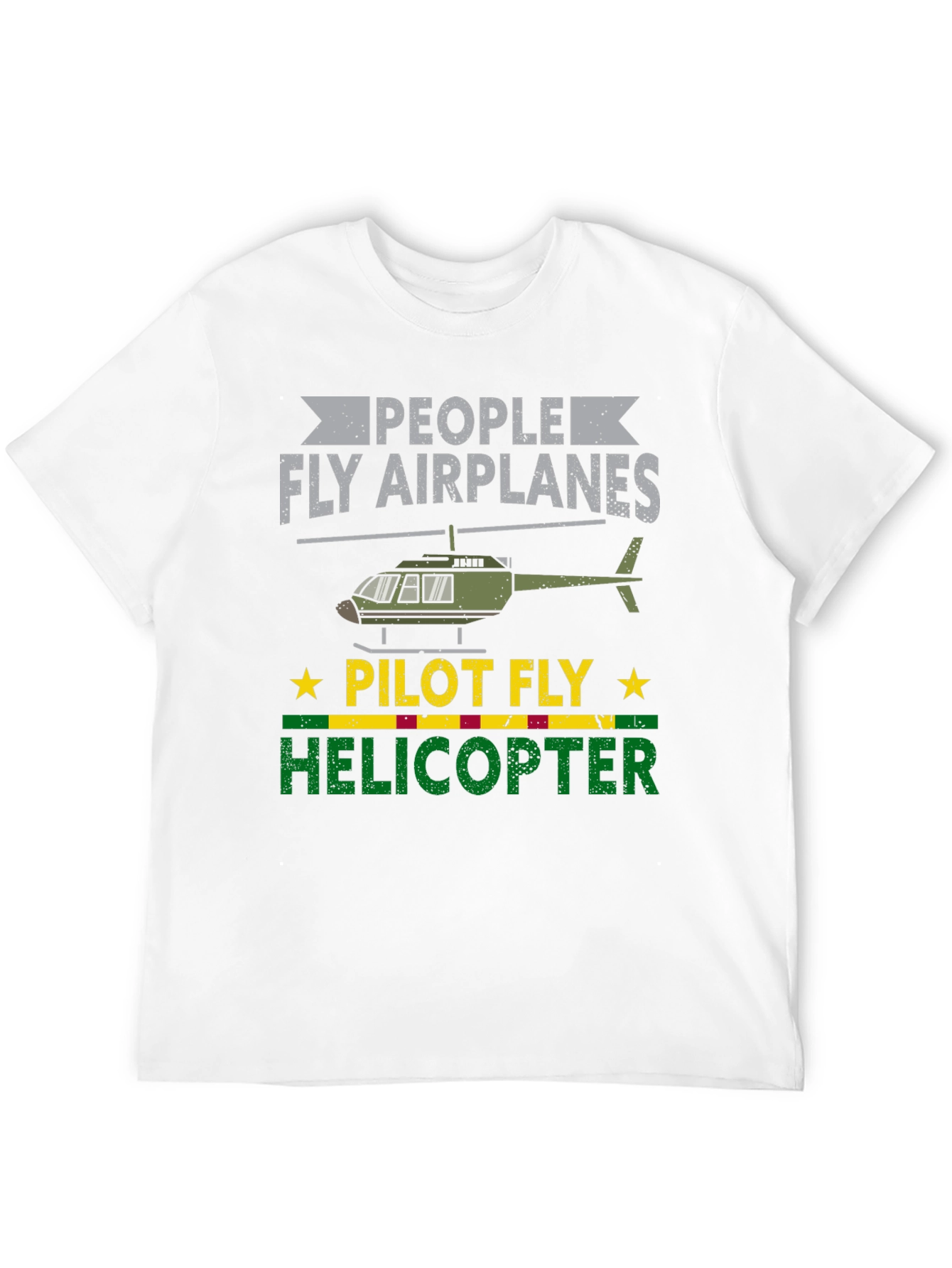 Black People Fly Airplanes Pilot Fly Helicopter T-Shirt view 12