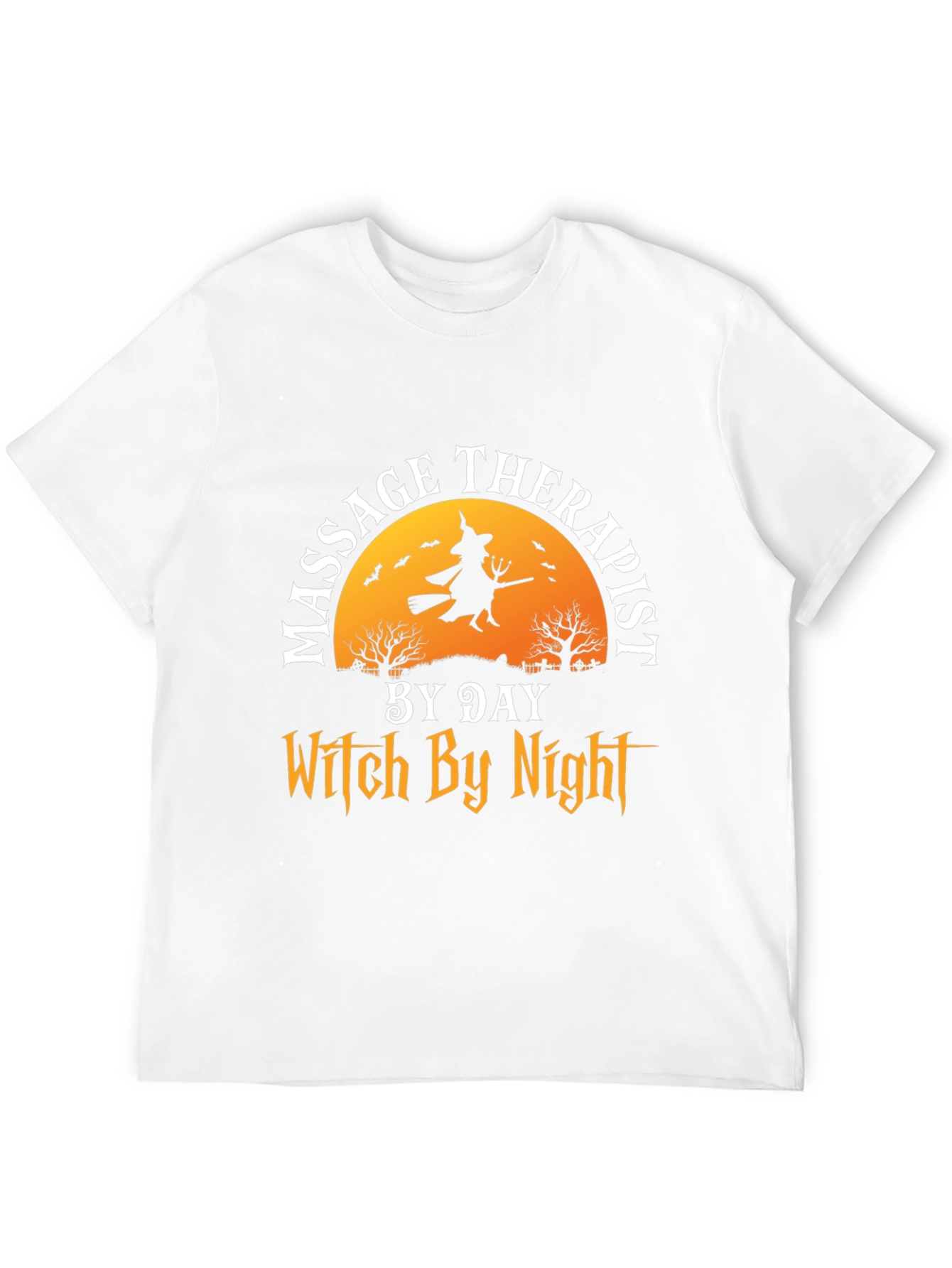 Black Massage Therapist Witch T-Shirt view 12