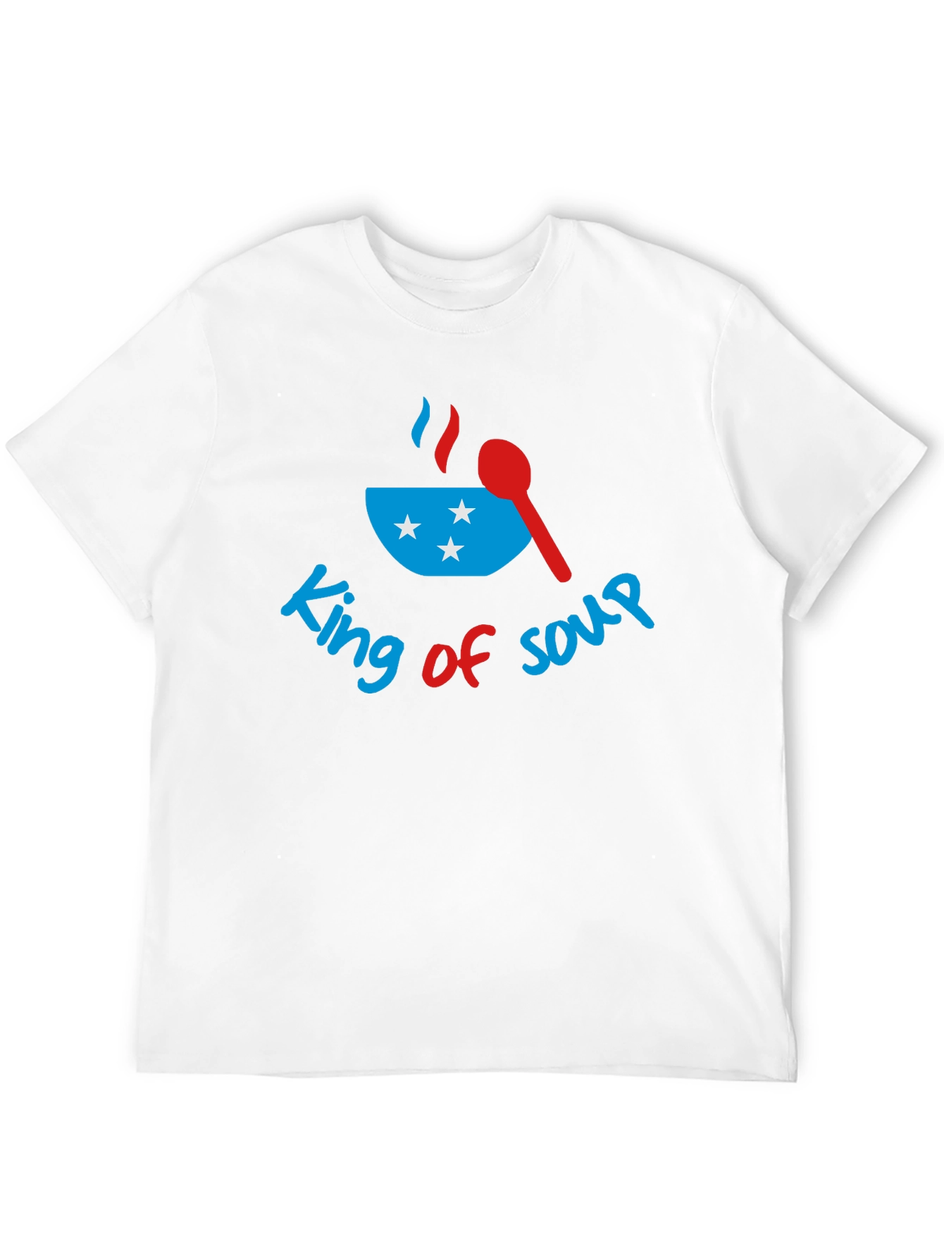 Black King of Soup Graphic T-Shirt view 12