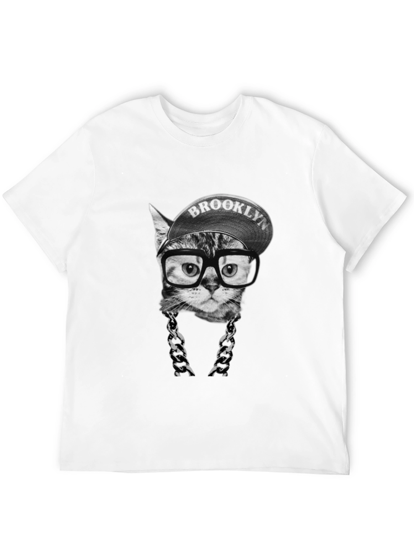 Black Brooklyn Cat T-Shirt - Hip Hop Style! view 12