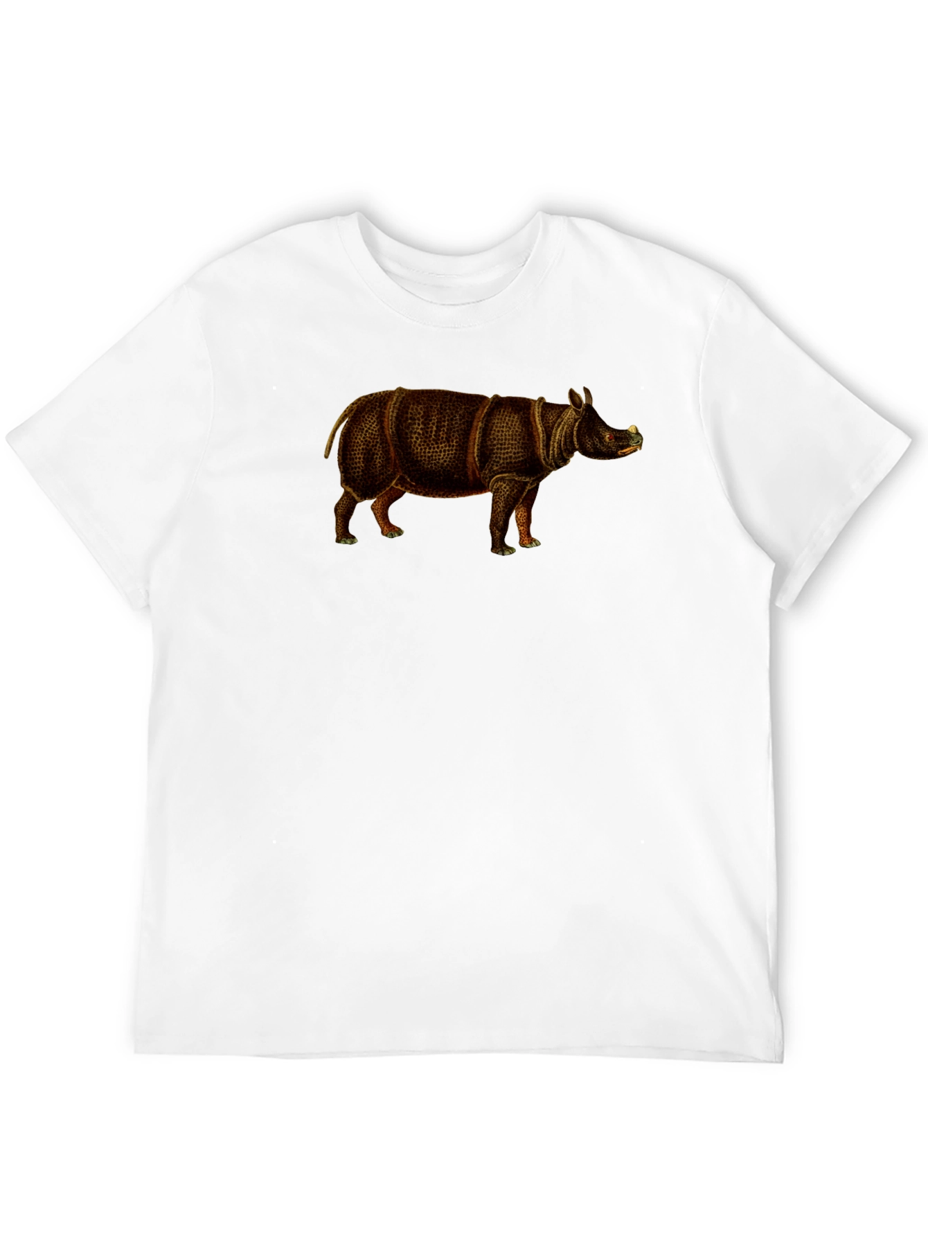 Black Rhino Graphic Tee - Men's Black Short Sleeve Shirt view 12
