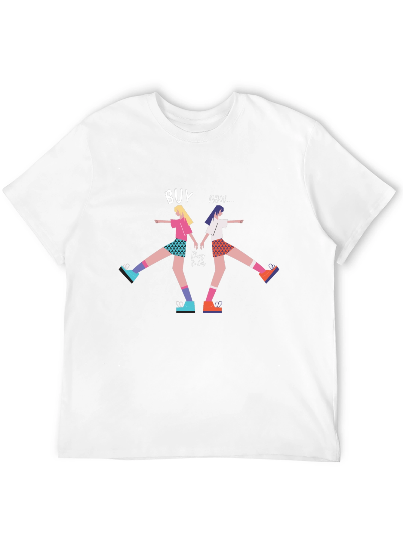 Black Buy Now Pay Later Graphic Tee - Unisex view 12