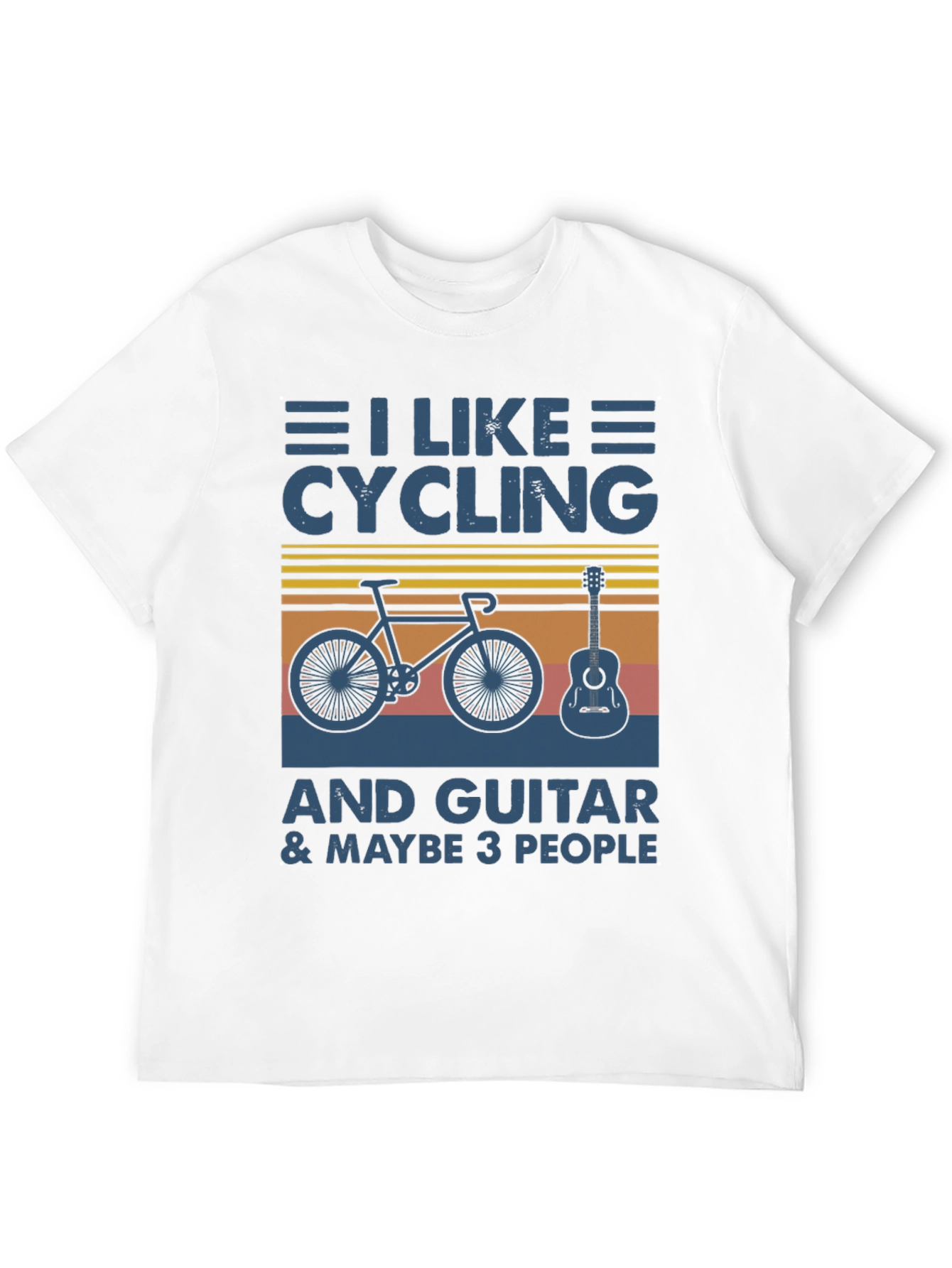 Black Cycling, Guitar & Maybe 3 People T-Shirt view 12