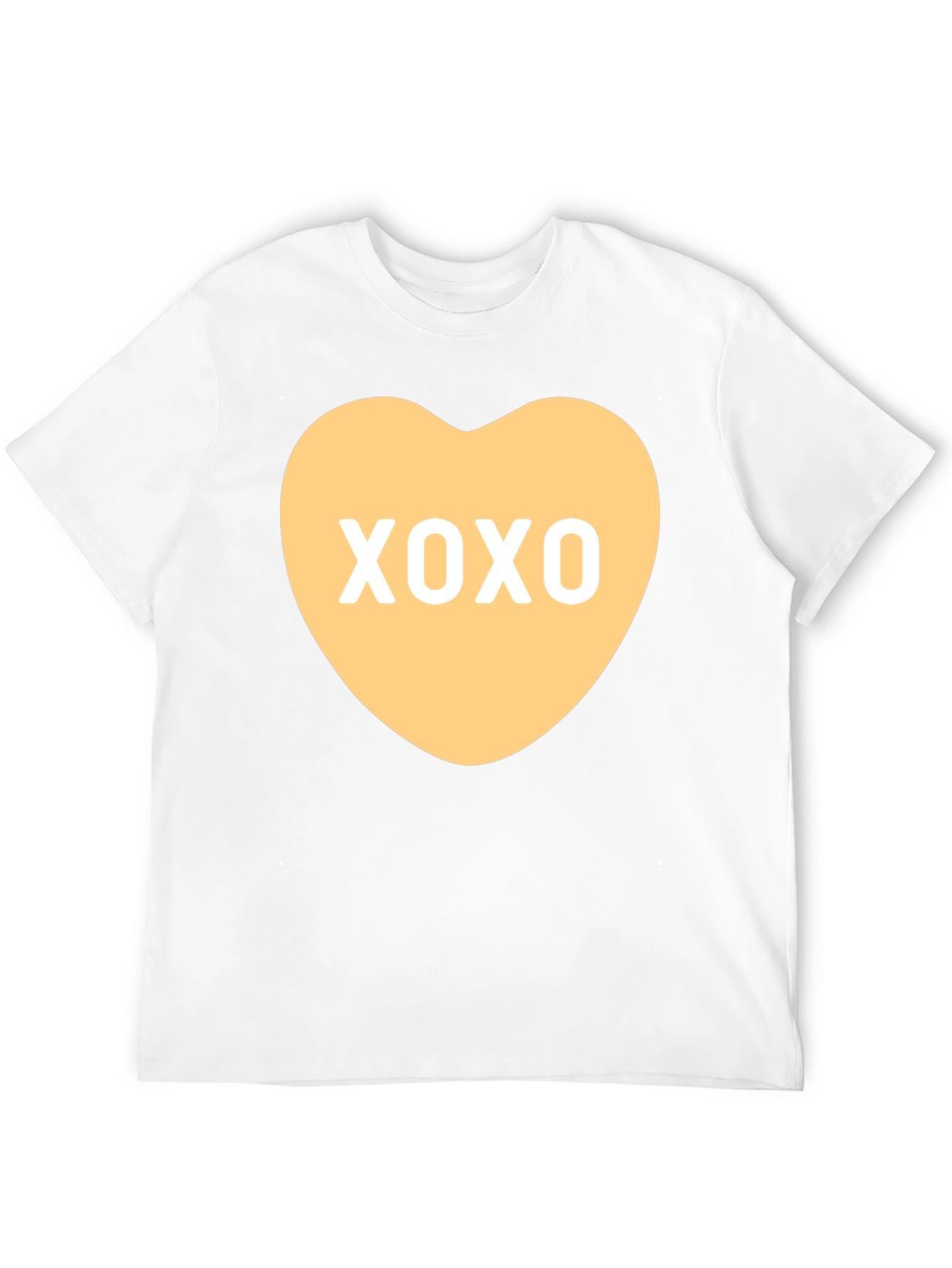 Black XOXO Heart Graphic Tee - Valentine's Day Shirt view 12