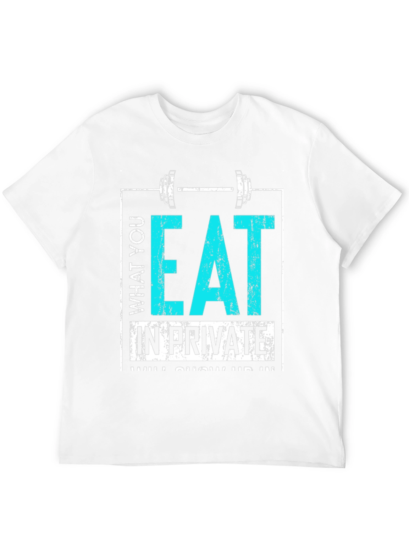 Black Eat In Private Graphic Tee view 12