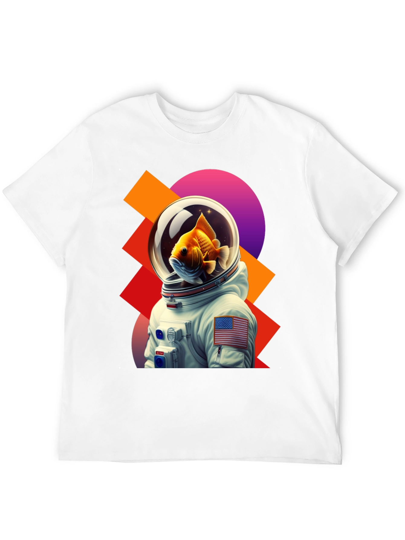 Black Astronaut Goldfish Graphic Tee view 12