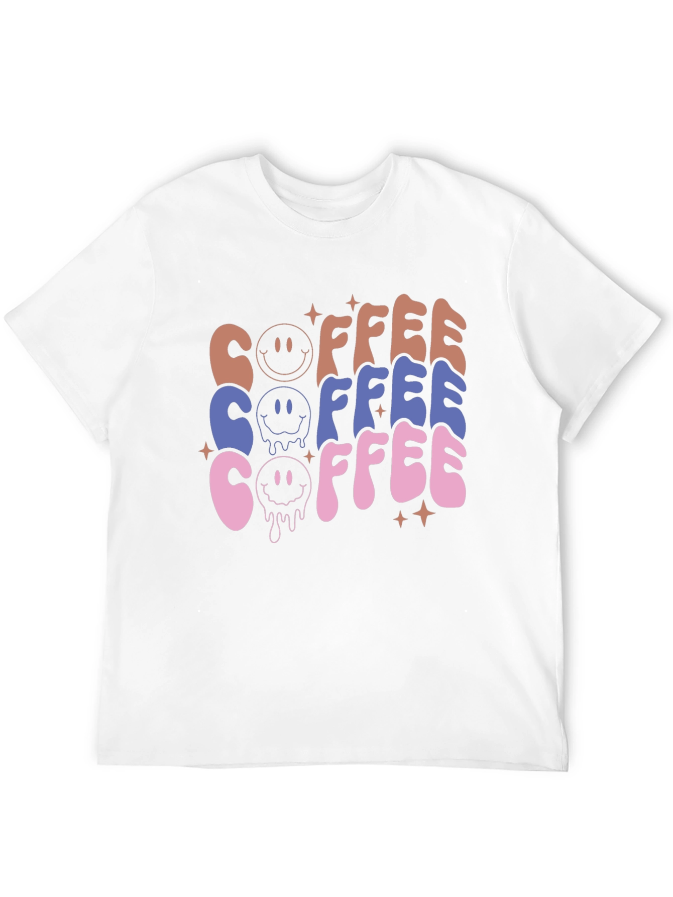 Black Retro Coffee Graphic Tee - Unisex Casual view 12