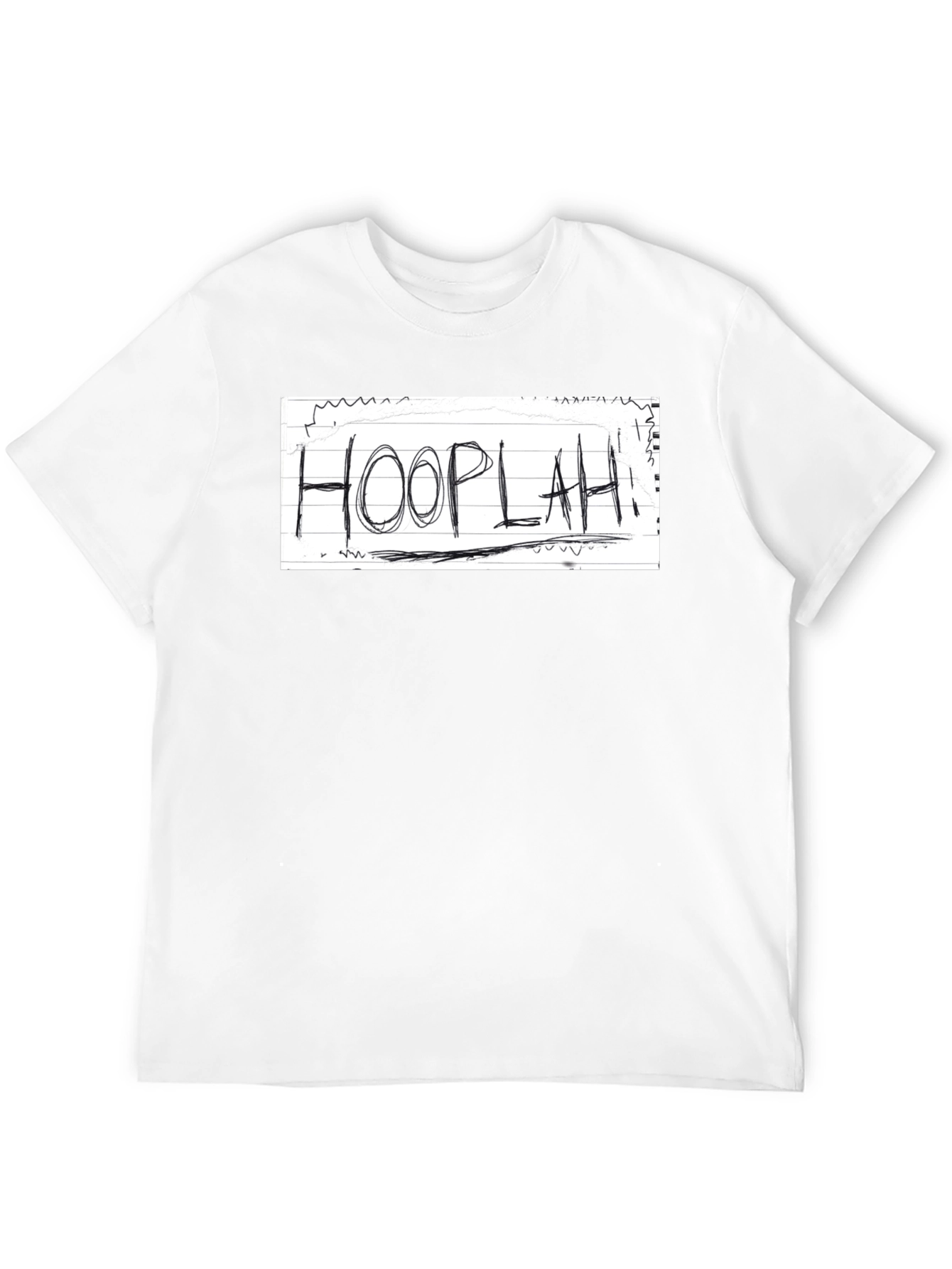 Black Hooplah! Graphic Tee - Unique Design view 12