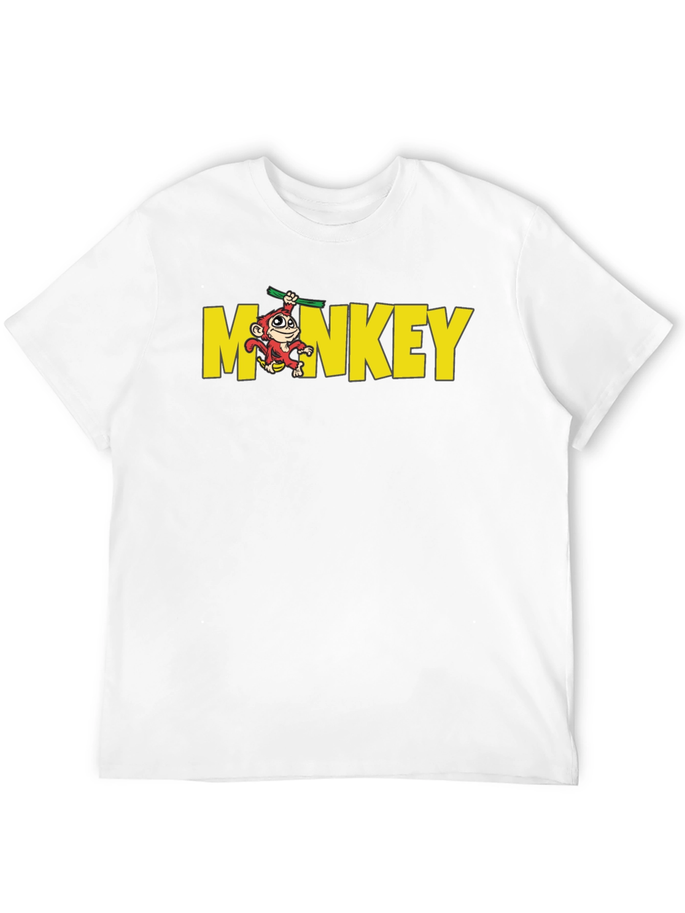 Black Monkey Graphic Crew Neck T-Shirt - Black view 12