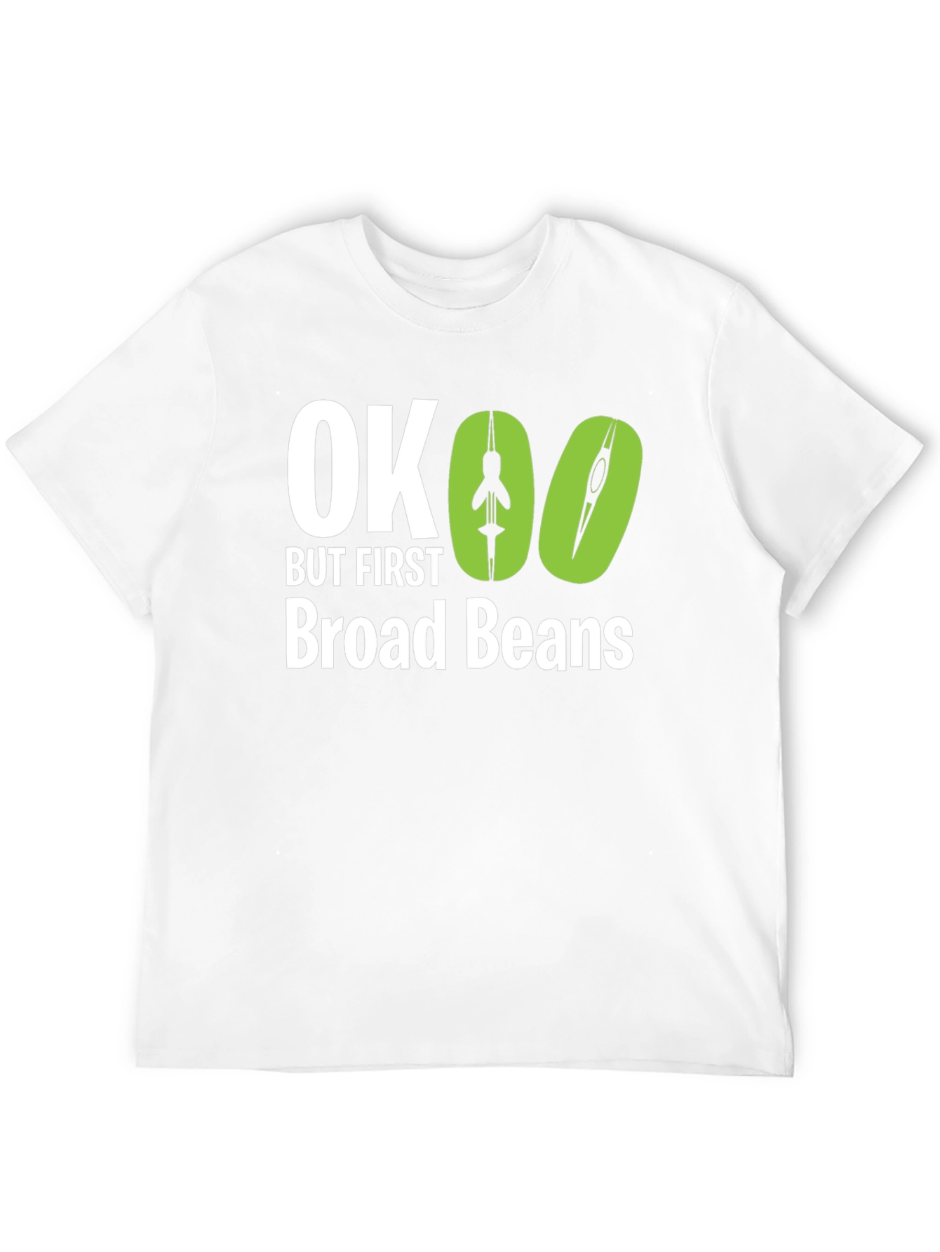 Black OK But First Broad Beans Graphic Tee view 12