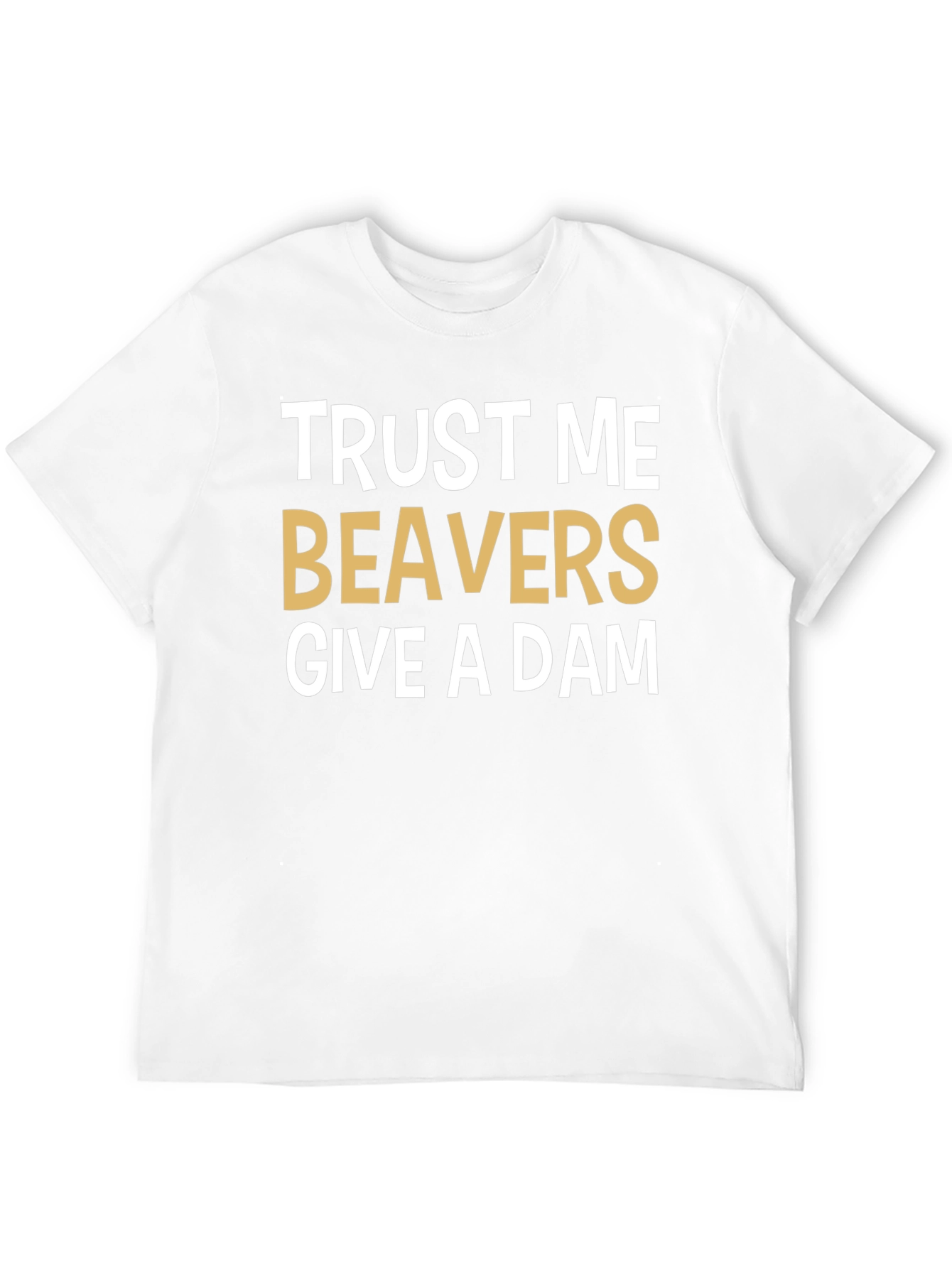 Black Trust Me Beavers Give A Dam Graphic Tee view 12