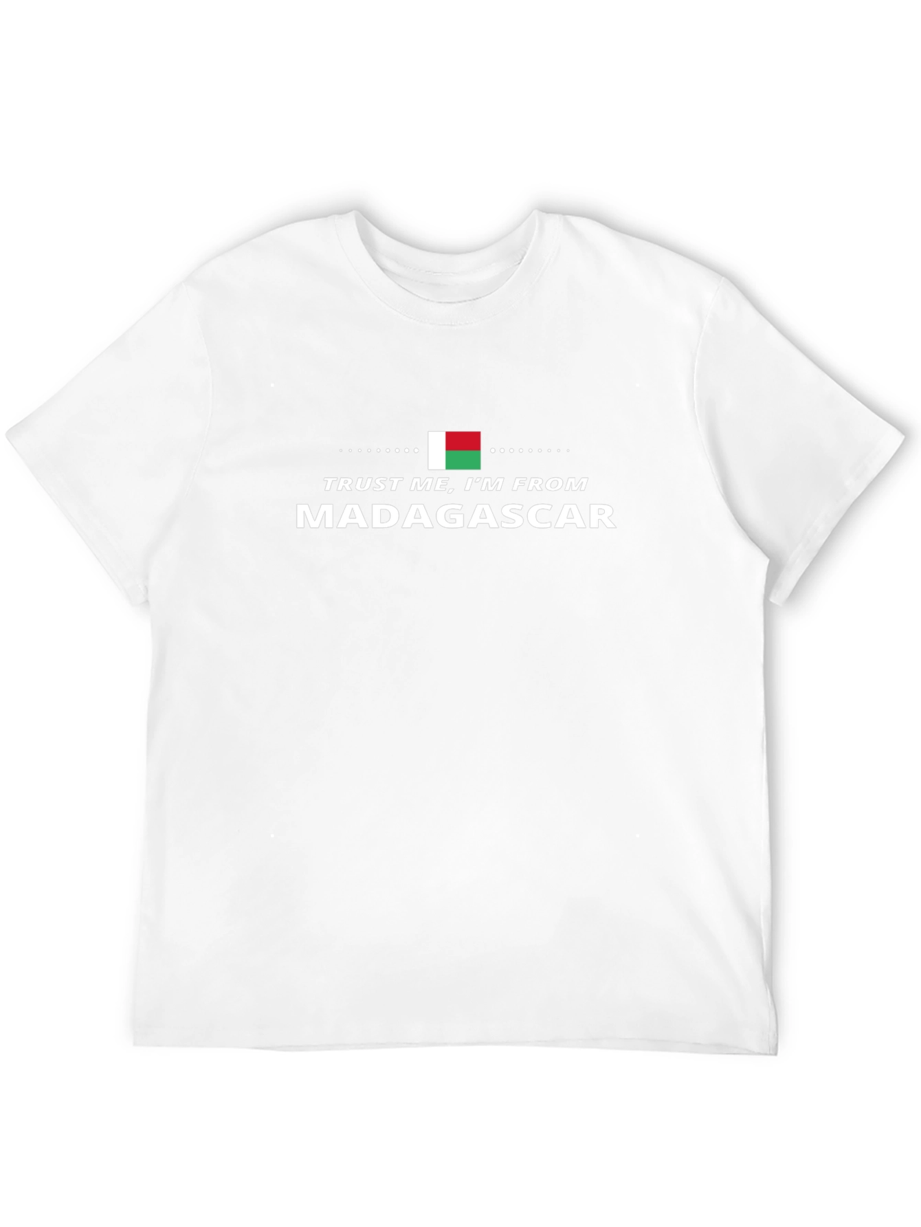 Black Trust Me, I'm From Madagascar T-Shirt view 12