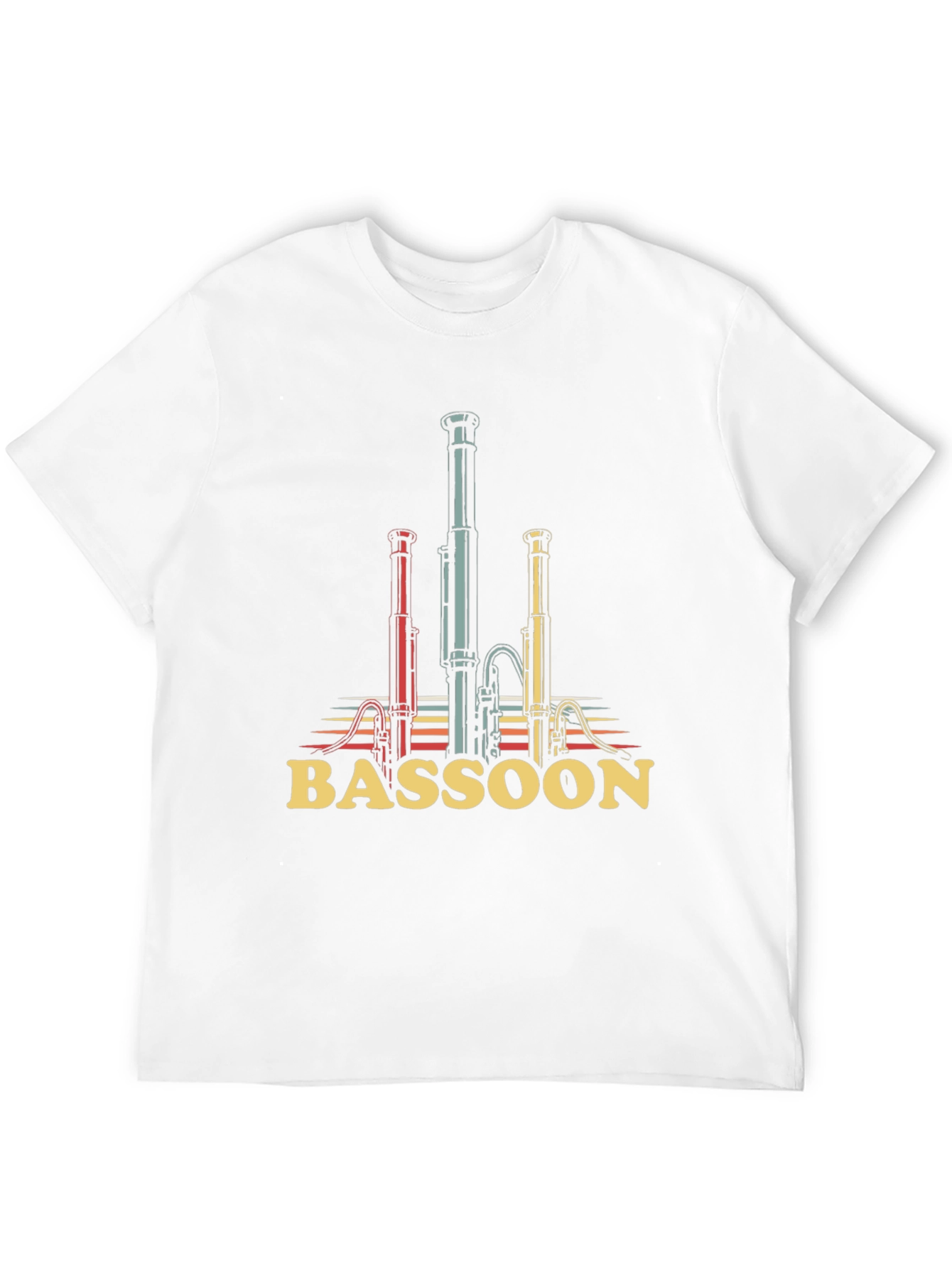 Black Bassoon Graphic Tee - Musician's T-Shirt view 12