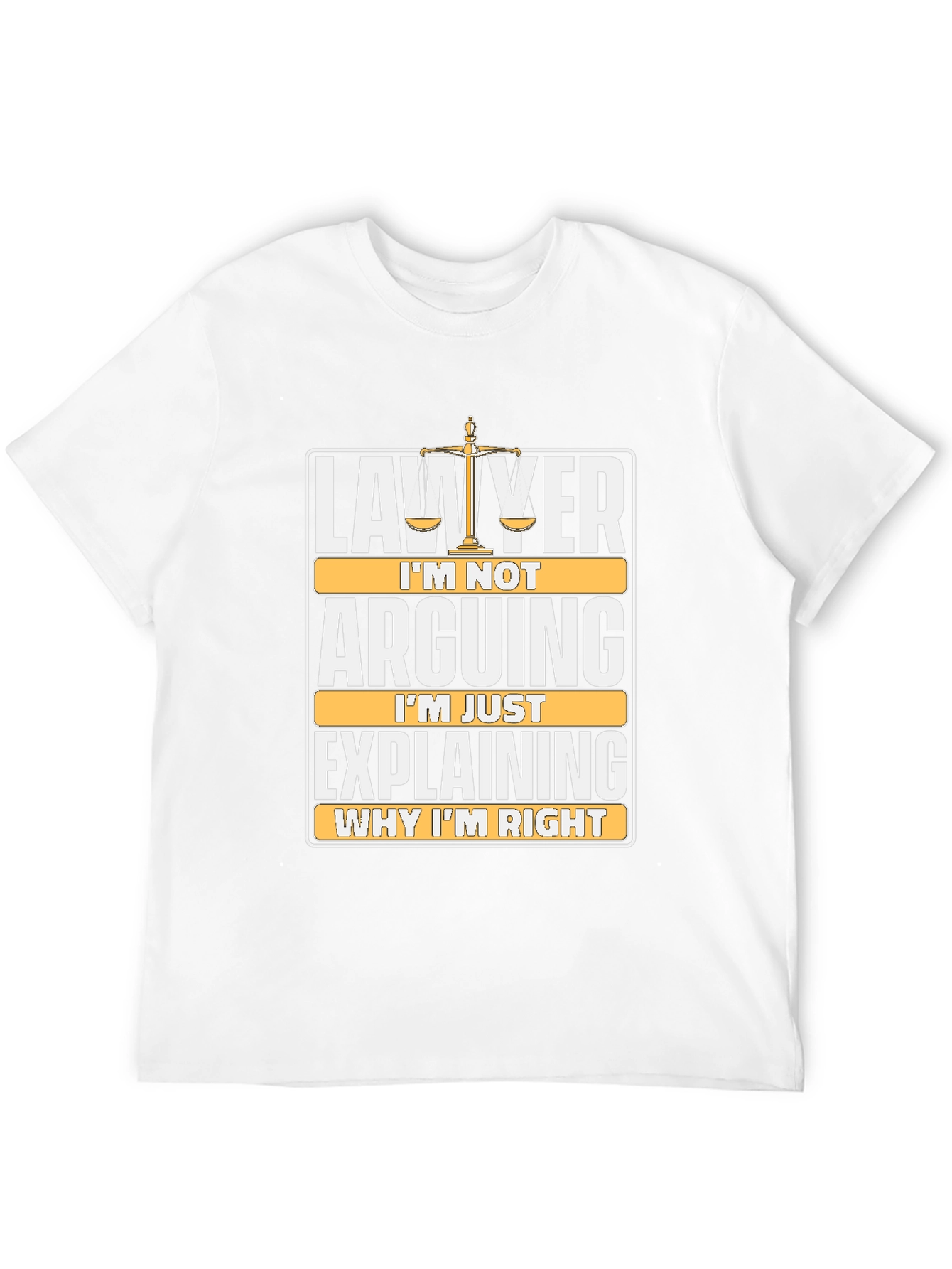 Black Lawyer Arguing Funny T-Shirt view 12
