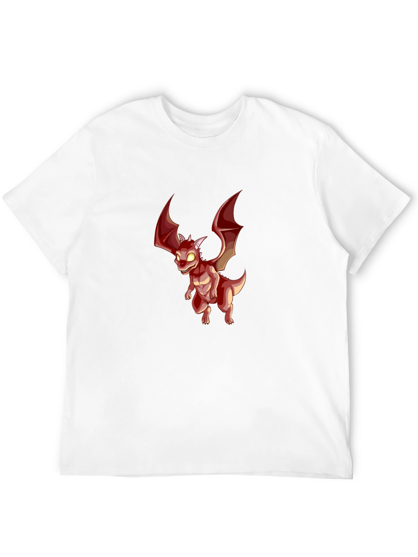 Black Red Dragon Graphic T-Shirt view 12