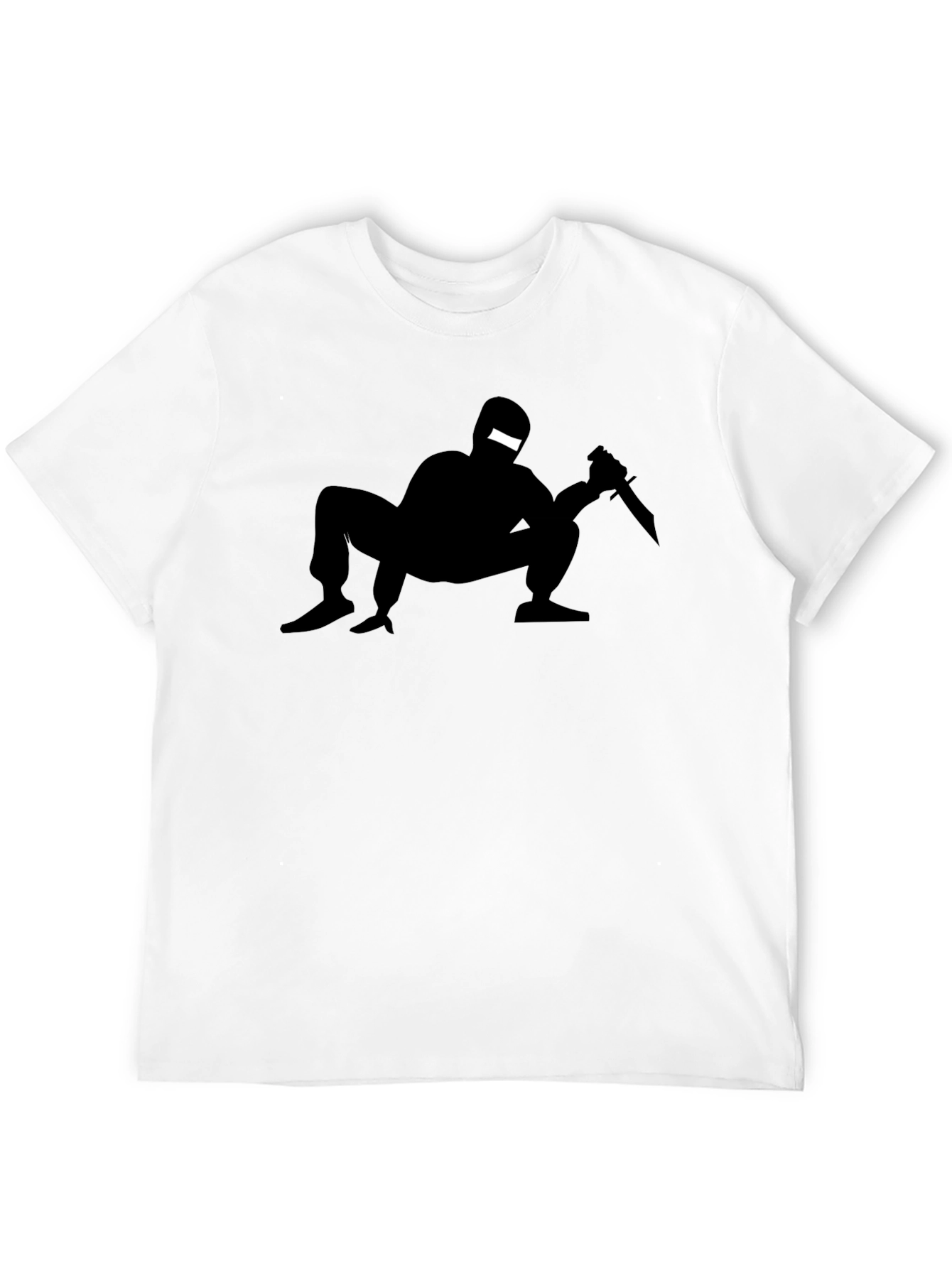 Black Stealth Ninja Graphic T-Shirt - Black view 12