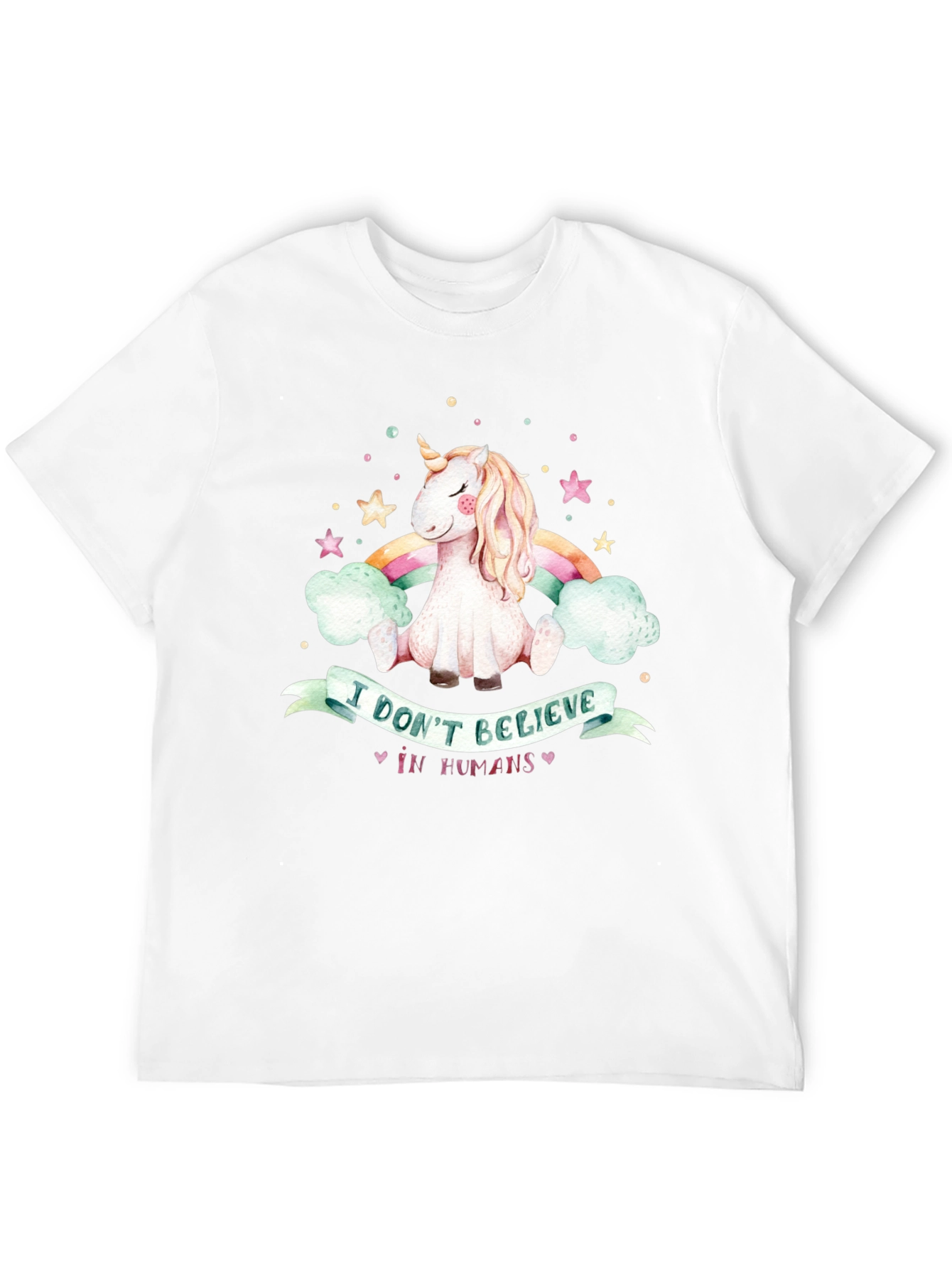 Black Unicorn 'I Don't Believe in Humans' T-Shirt view 12