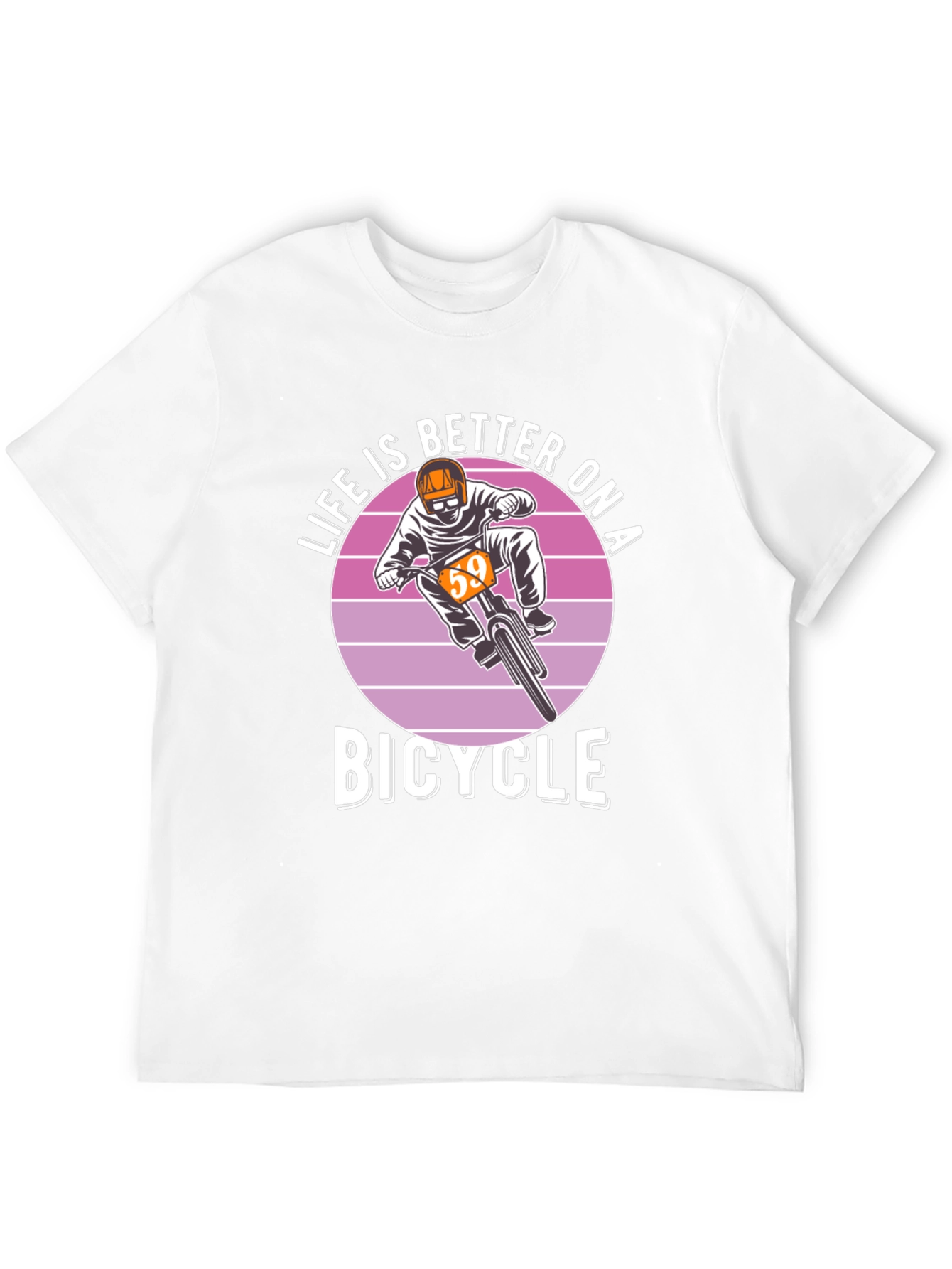 Black Life is Better on a Bicycle T-Shirt view 12