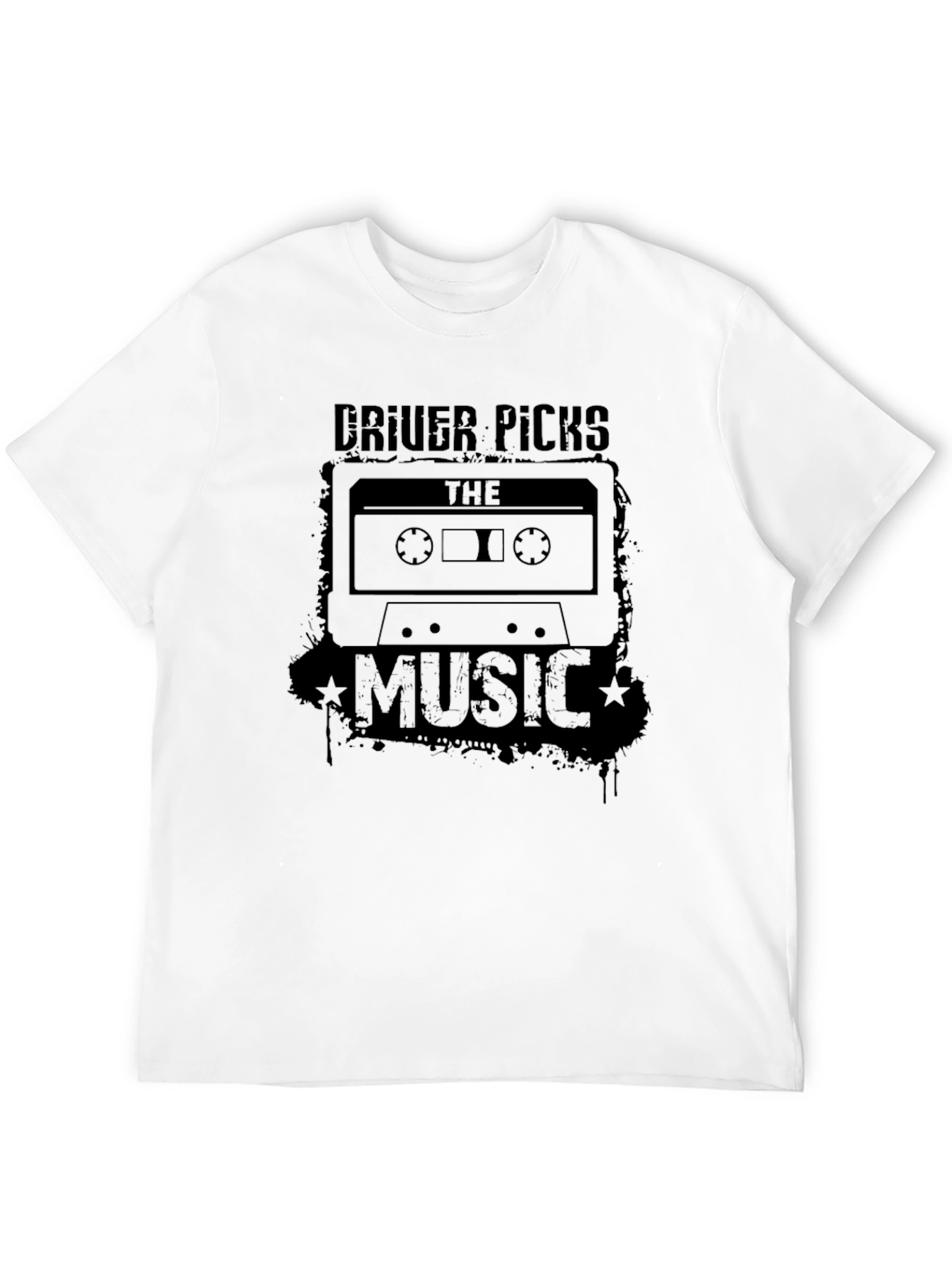 Black Driver Picks the Music Cassette Tape Graphic Tee view 12