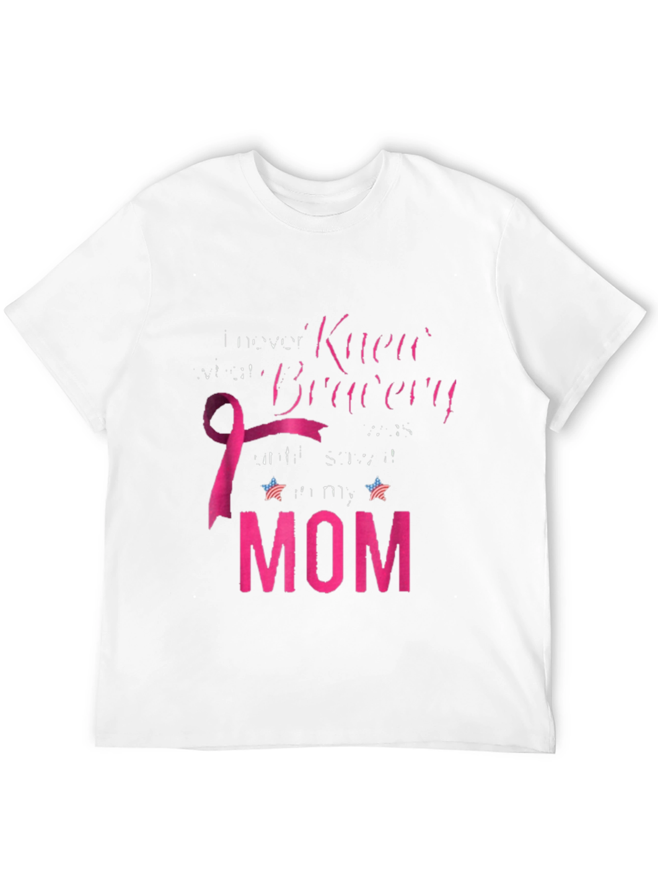 Black Bravery Breast Cancer Awareness T-Shirt view 12