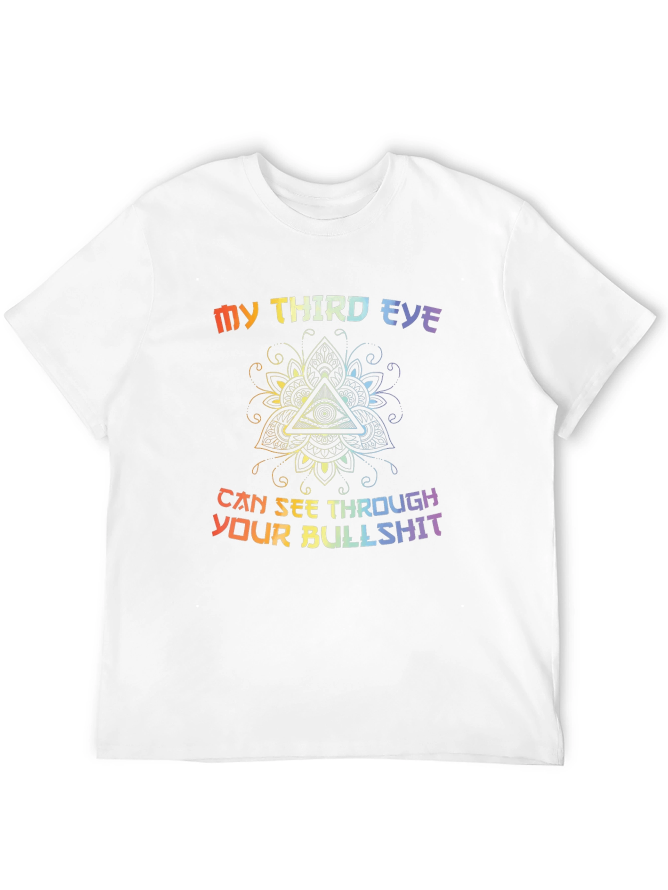Black Third Eye Bullshit Graphic Tee - Unisex view 12