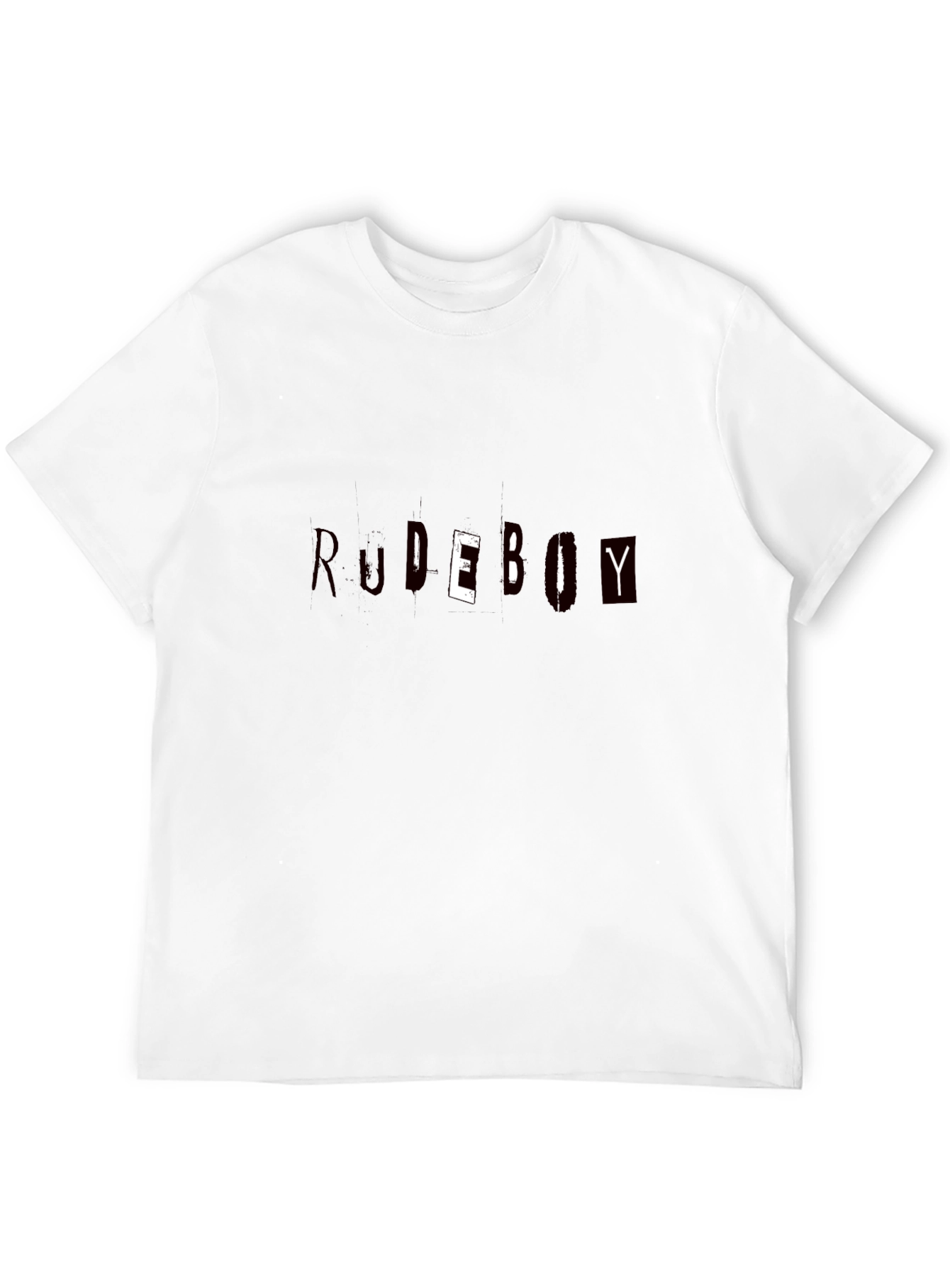 Black Rudeboy Graphic Print Black T-Shirt view 12