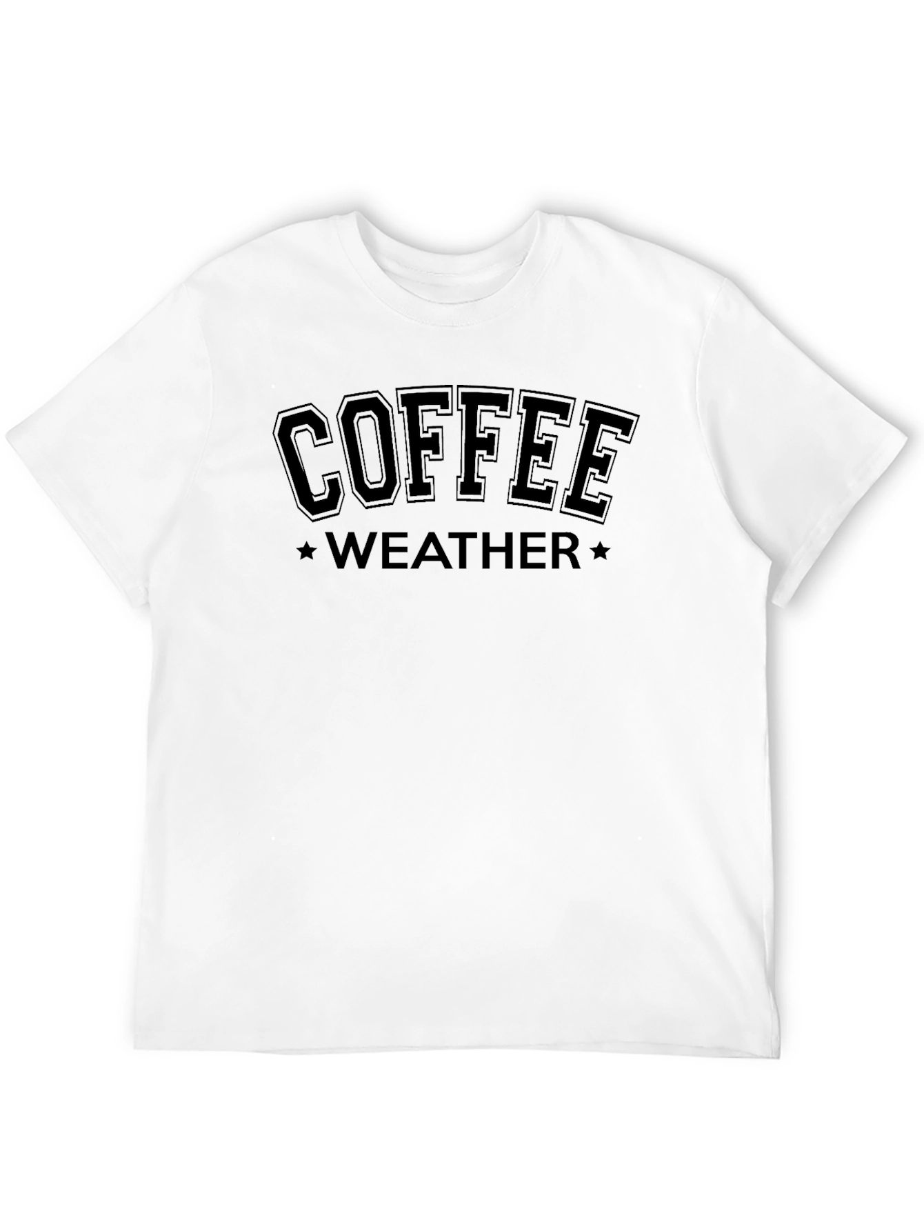 Black Coffee Weather Graphic Tee - Unisex Cotton T-Shirt view 12