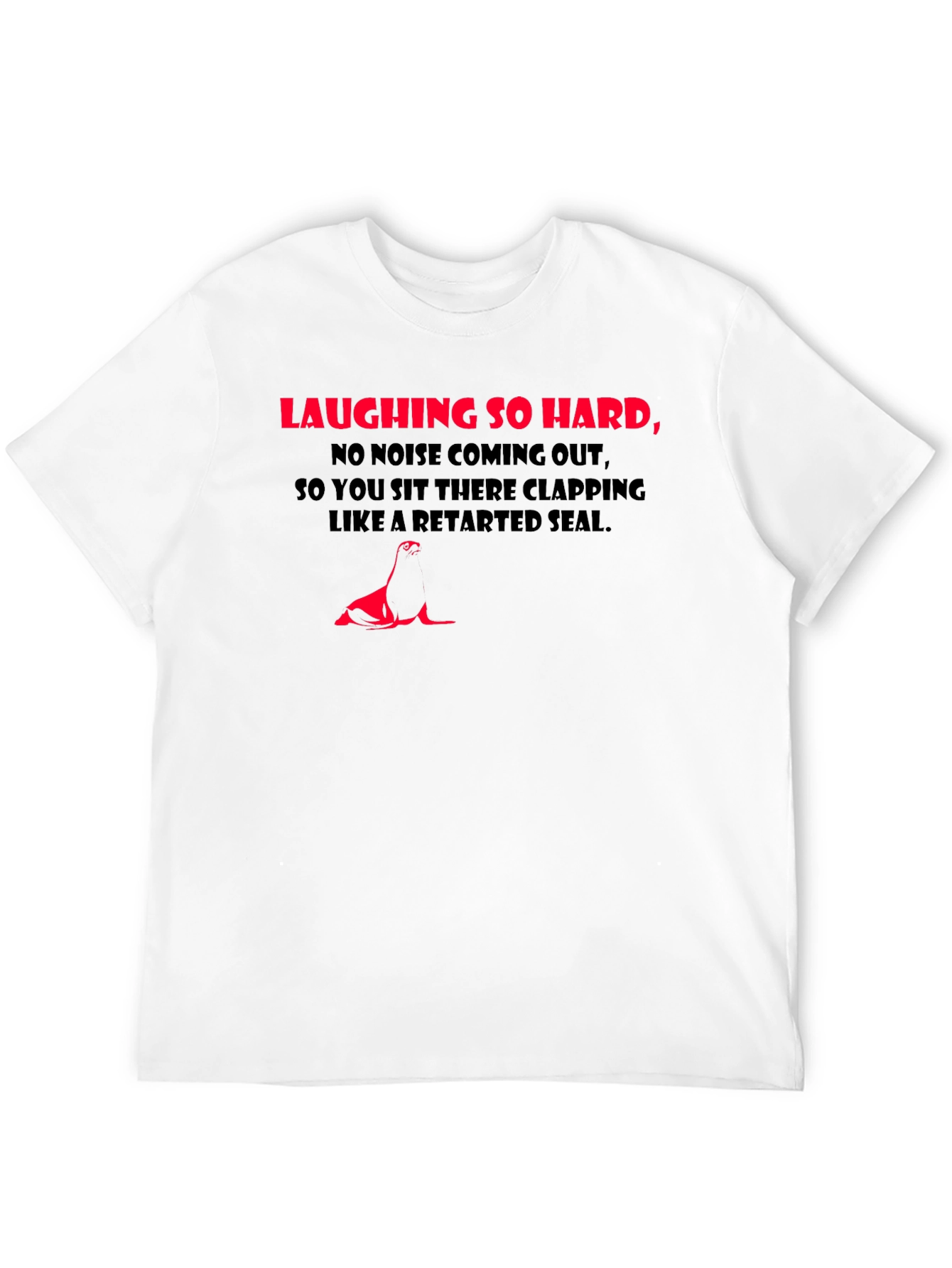 Black Laughing So Hard Graphic Tee view 12