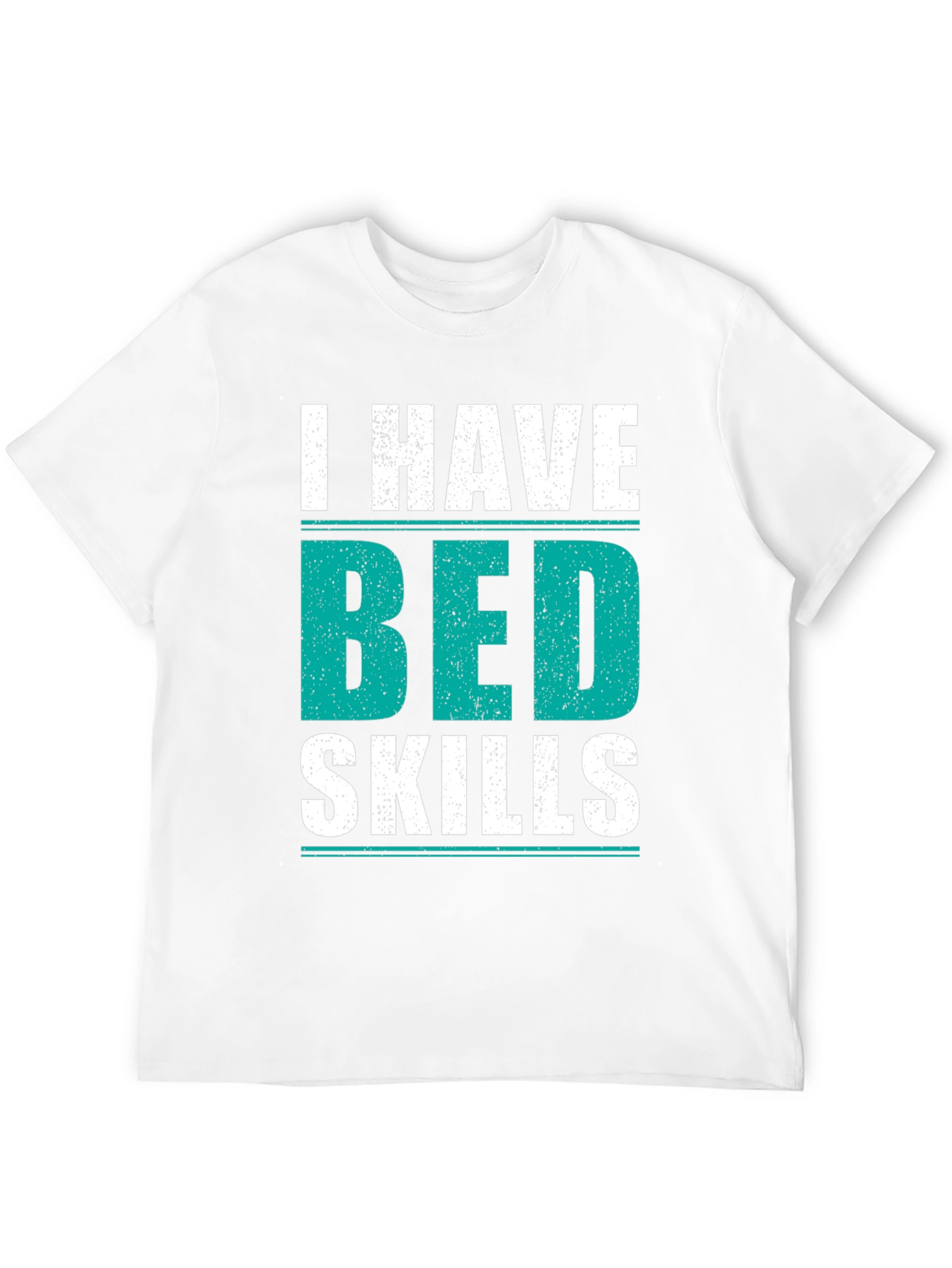 Black I Have Bed Skills Graphic T-Shirt view 12