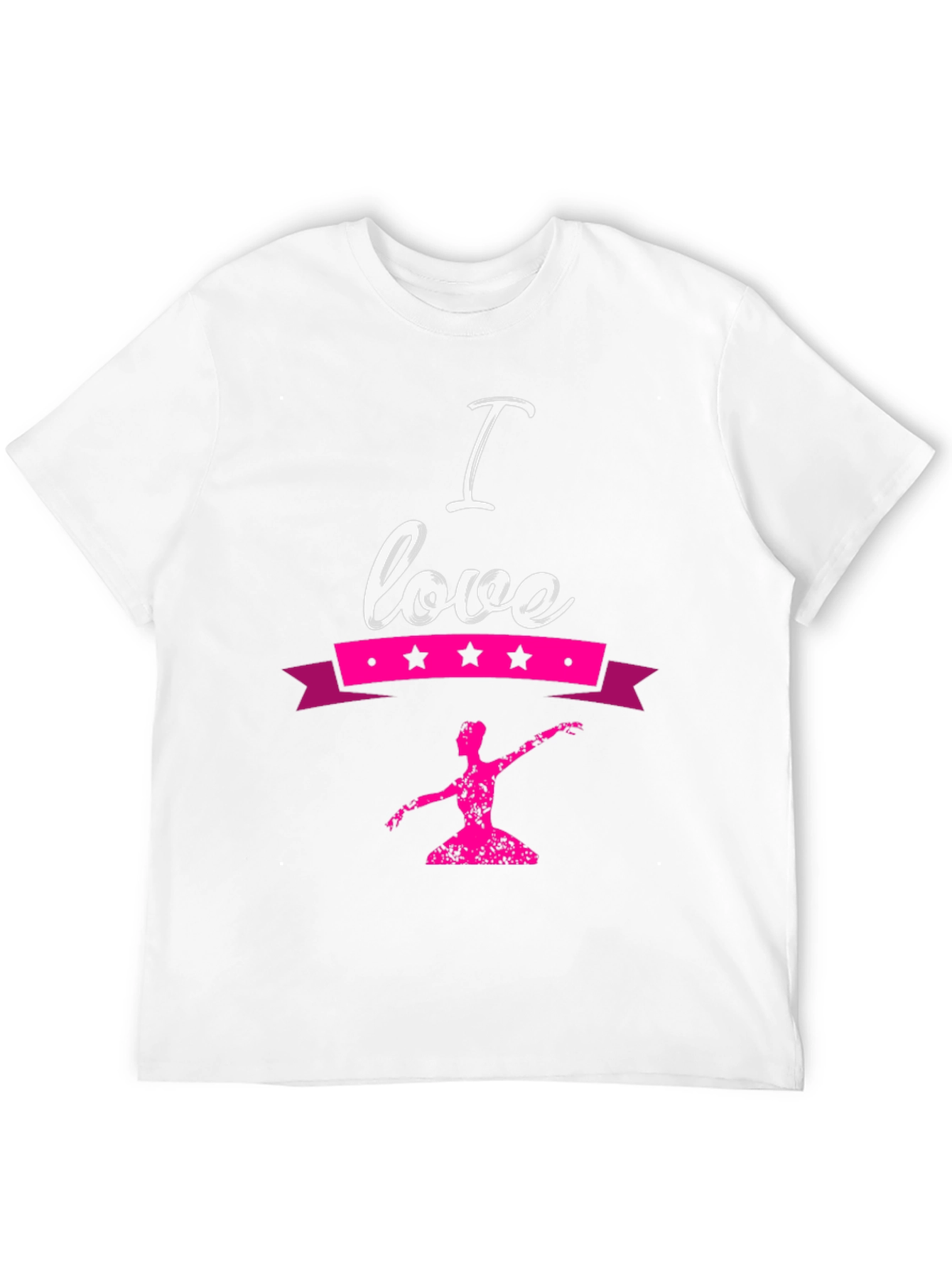 Black I Love Ballet Graphic T-Shirt view 12
