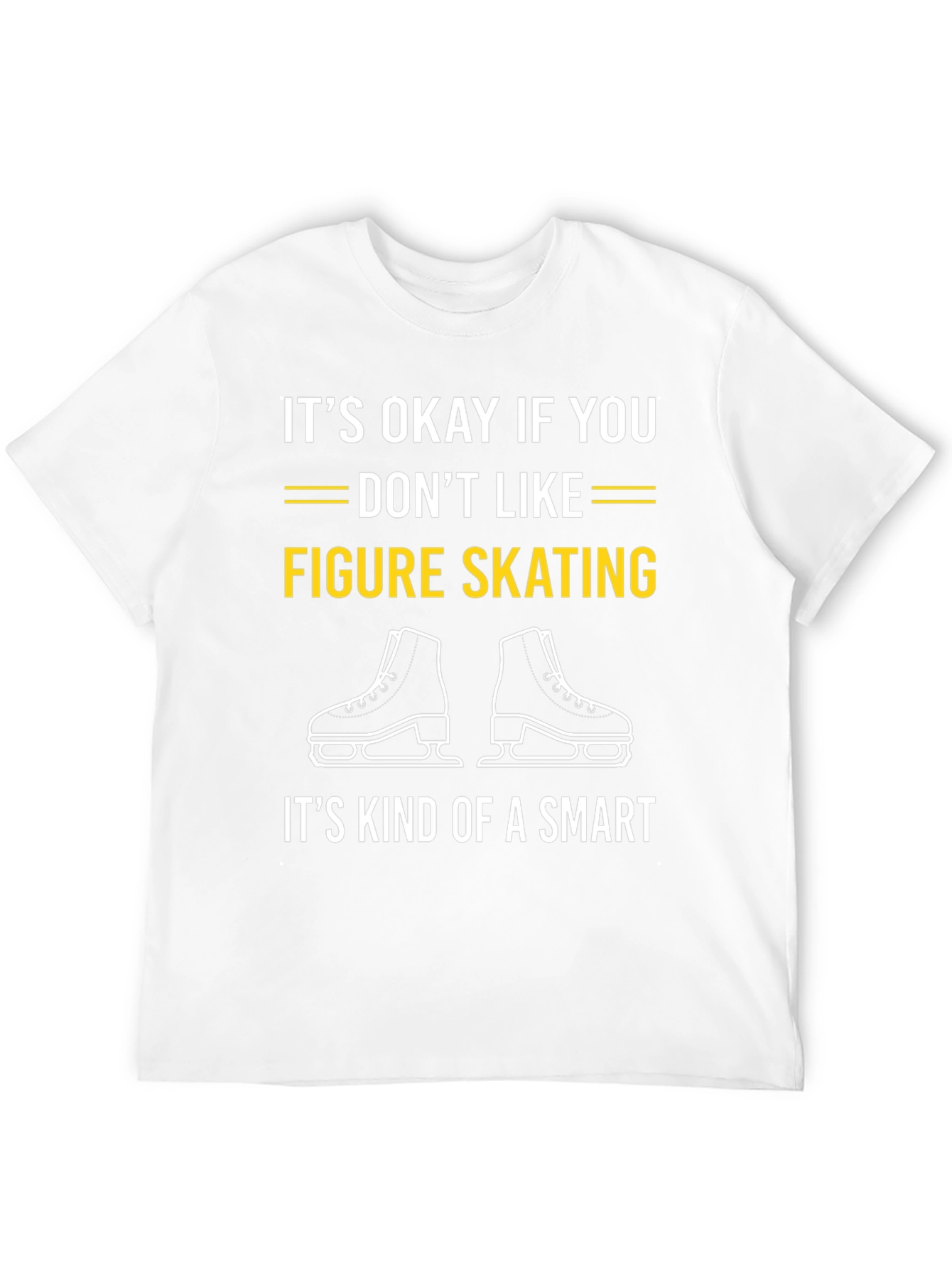 Black Funny Figure Skating T-Shirt - It's Okay If You Don't Like view 12