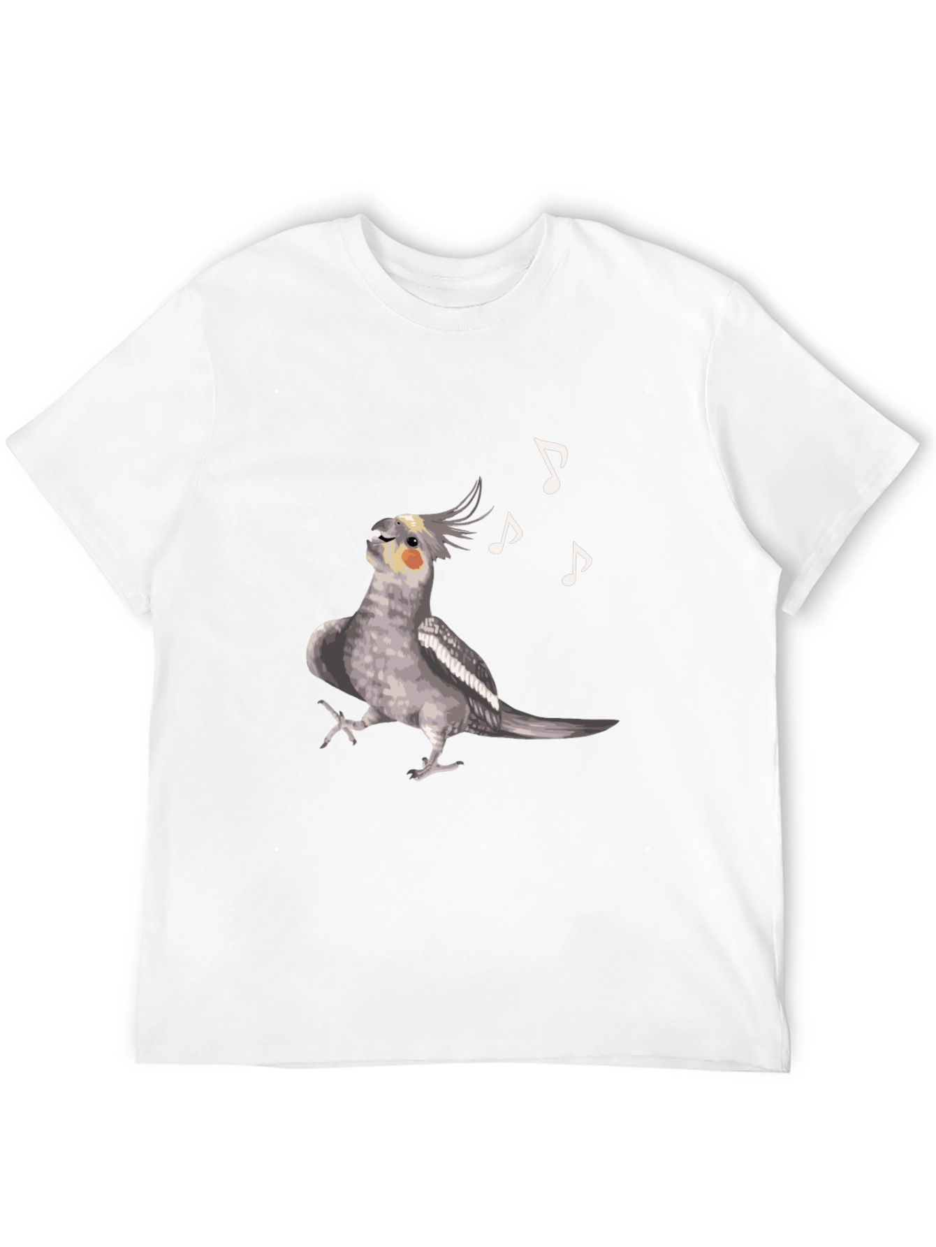 Black Singing Cockatiel Graphic Tee view 12