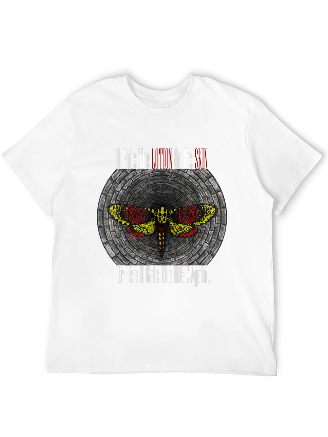 Black Silence of the Lambs T-Shirt - It Rubs the Lotion... view 12