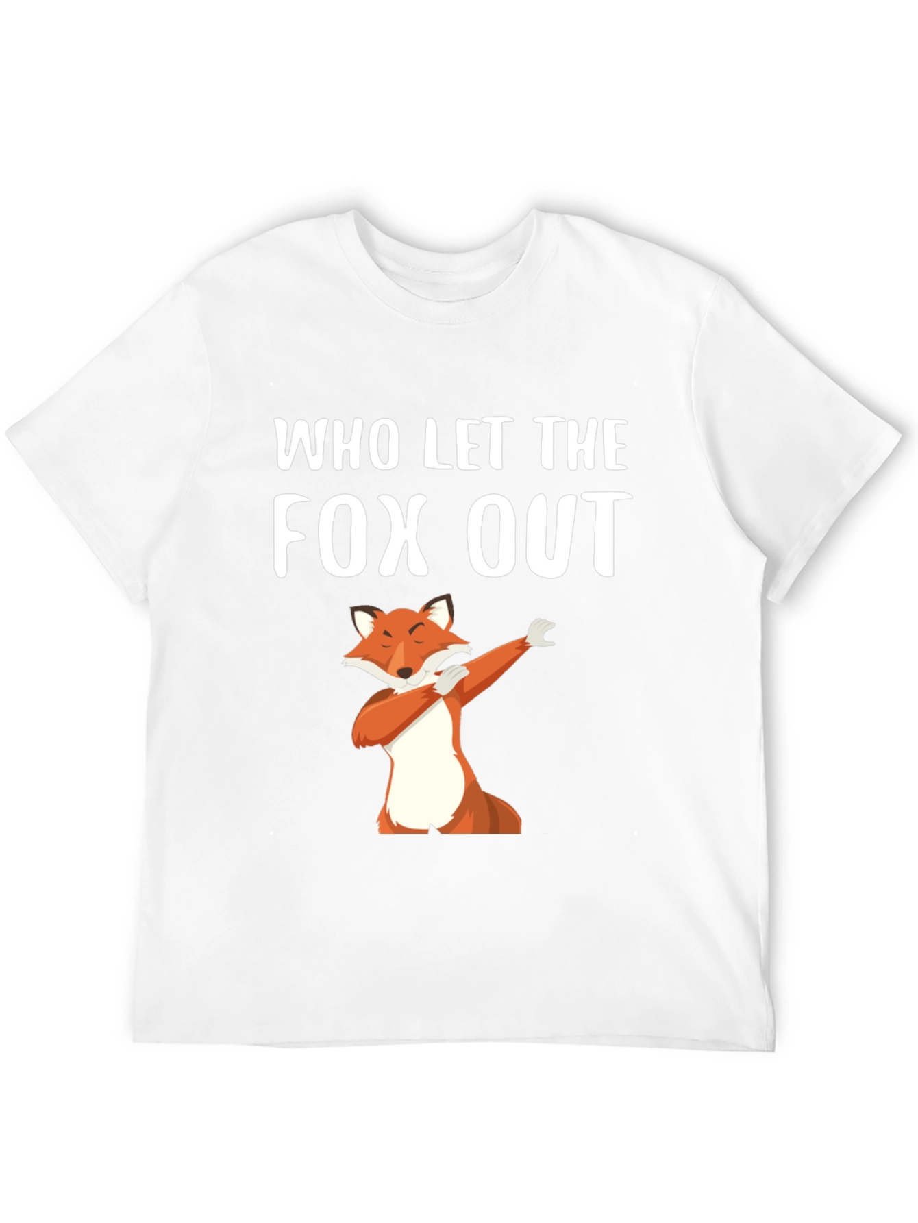 Black Who Let The Fox Out T-Shirt view 12