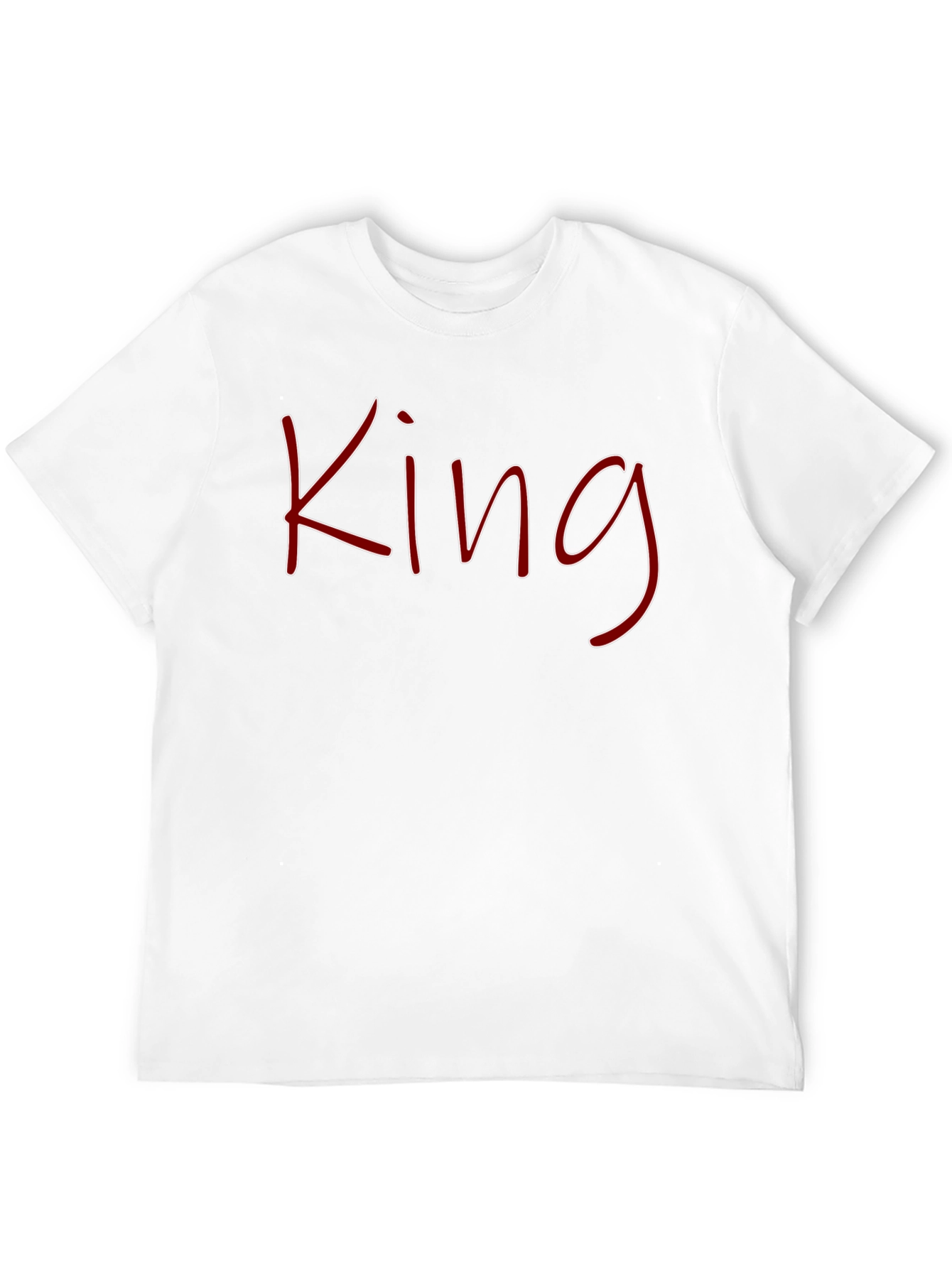 Black King Graphic Print T-Shirt - Black view 12