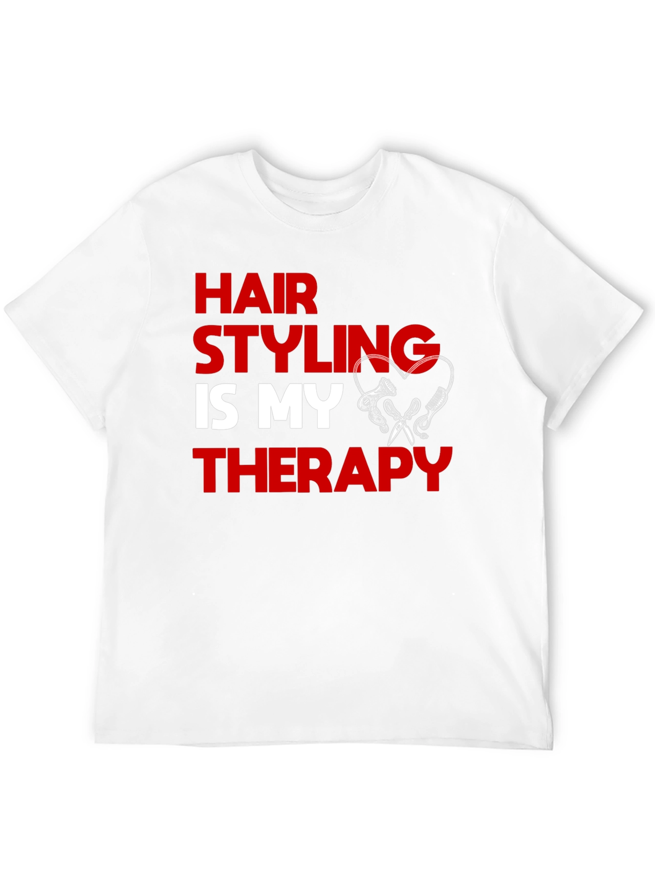Black Hair Styling Is My Therapy Graphic Tee view 12