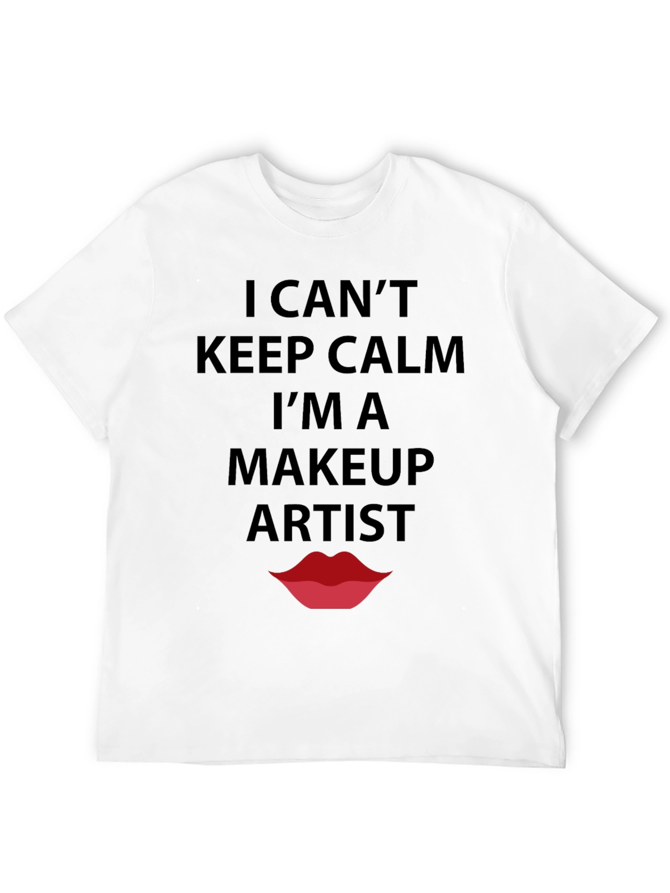 Black Makeup Artist T-Shirt - Keep Calm Funny Tee view 12