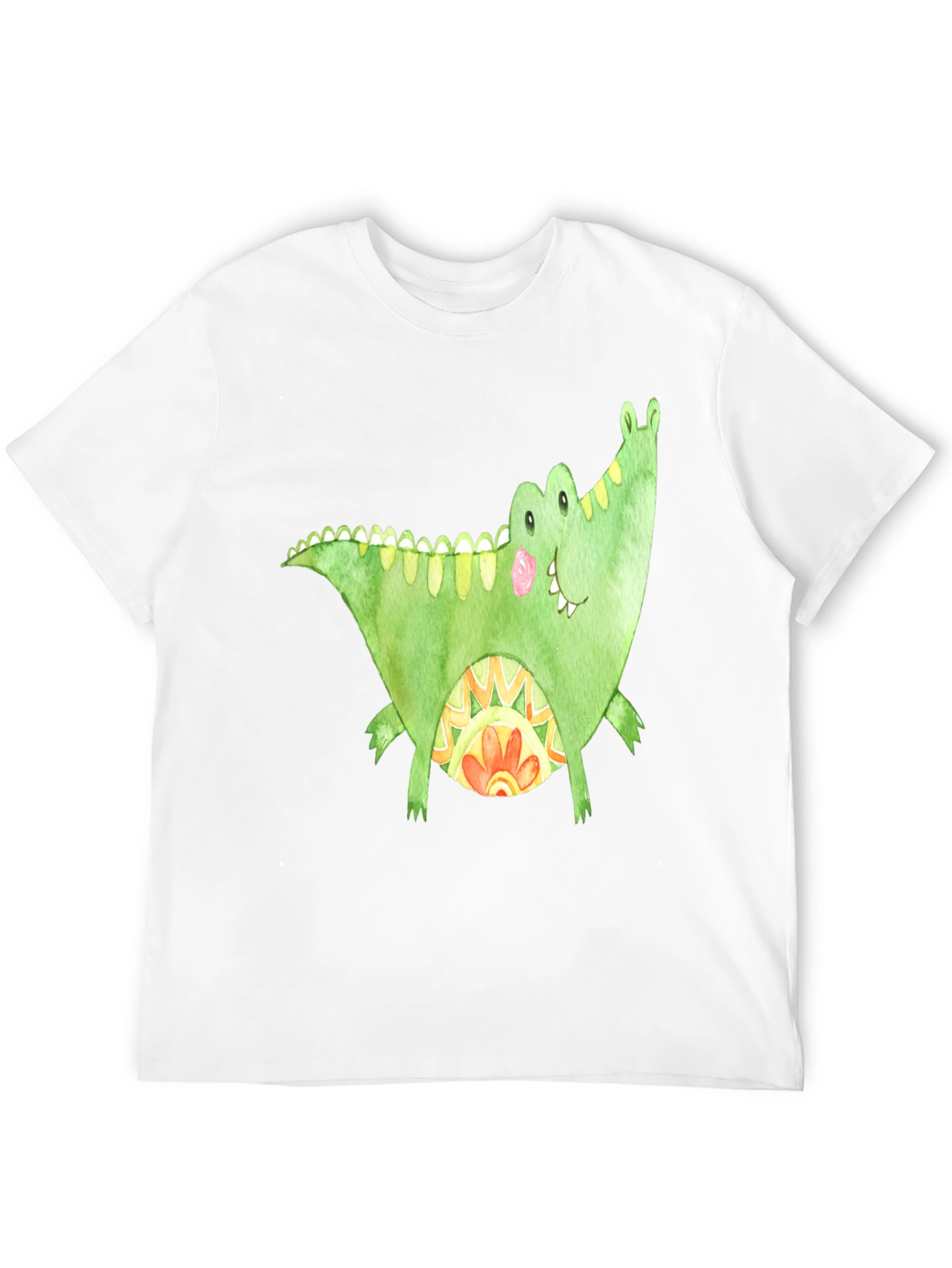 Black Fun Alligator Graphic Tee - Black view 12