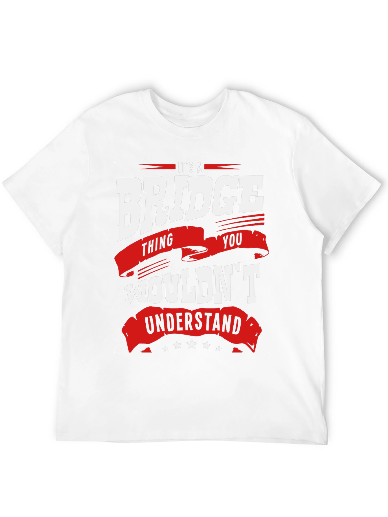 Black It's a Bridge Thing T-Shirt view 12