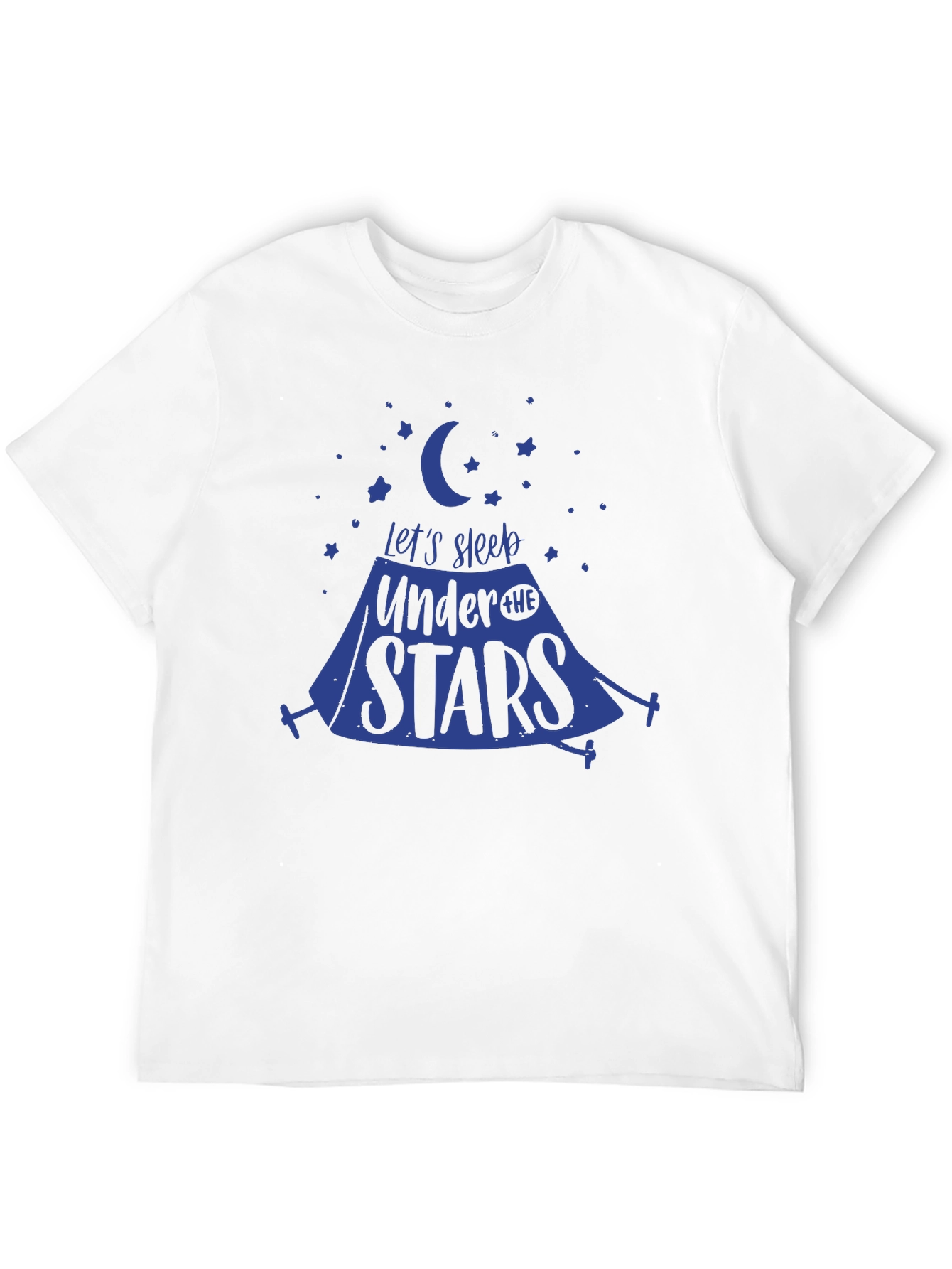 Black Let's Sleep Under the Stars Graphic Tee view 12