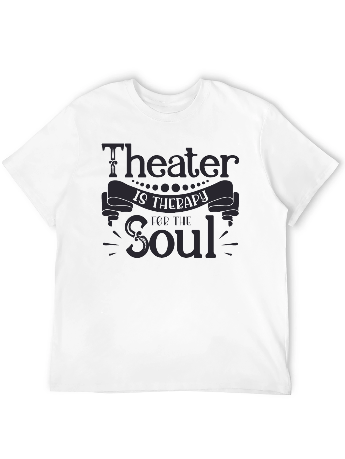 Black Theater is Therapy T-Shirt view 12