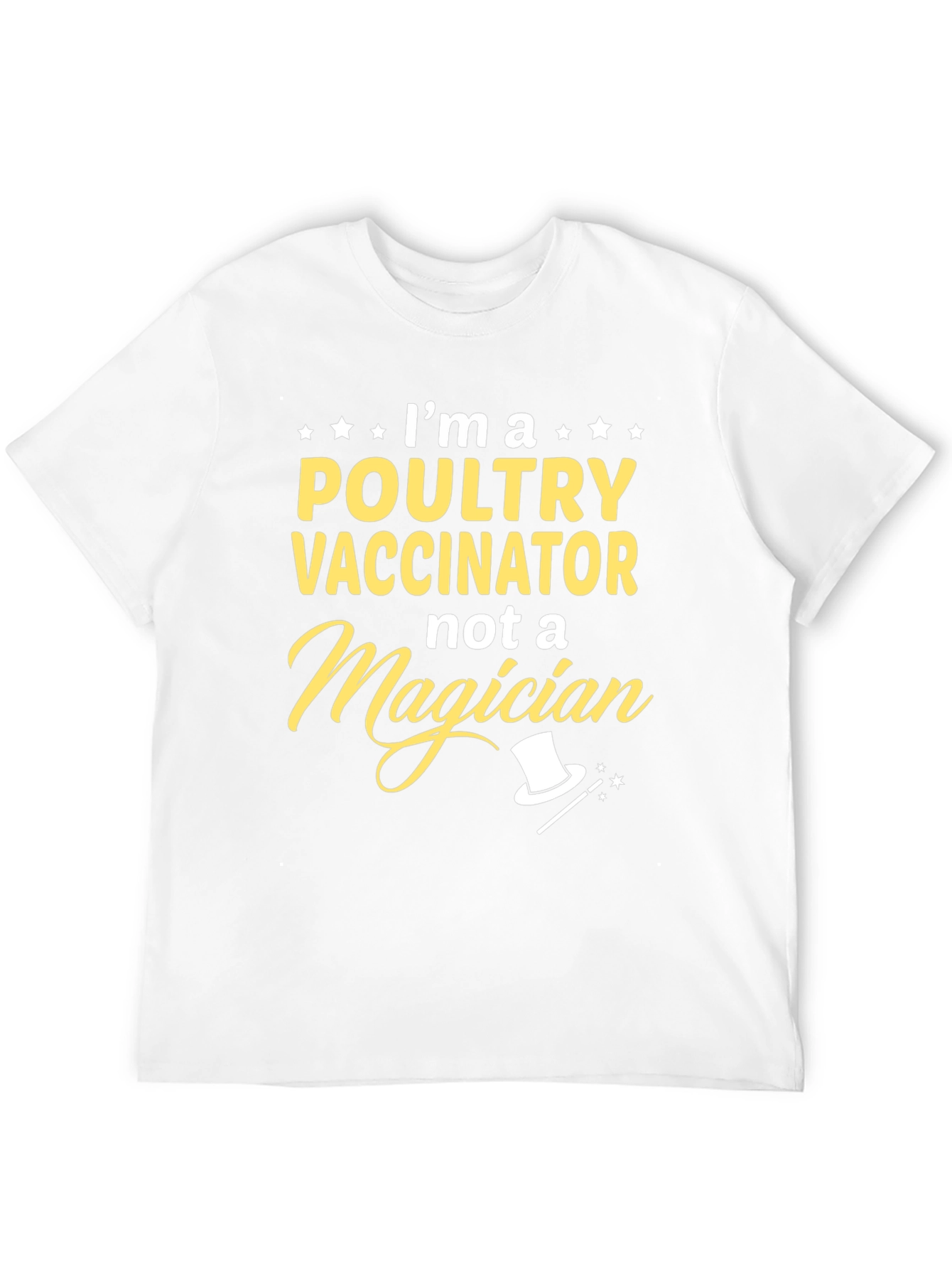 Black Poultry Vaccinator T-Shirt - Funny Animal Doctor Tee view 12