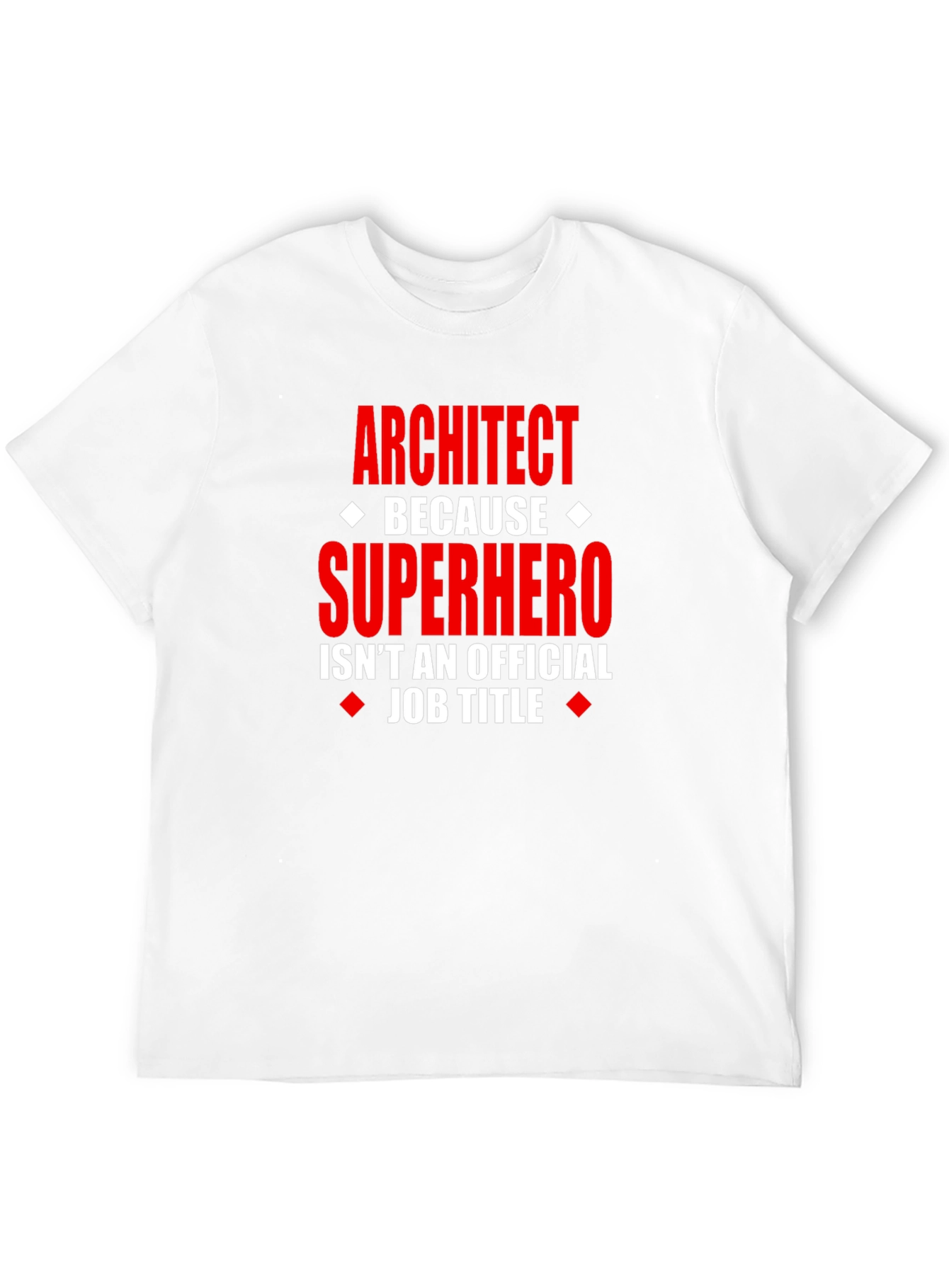 Black Architect Superhero Graphic Tee - Funny Job Title Shirt view 12