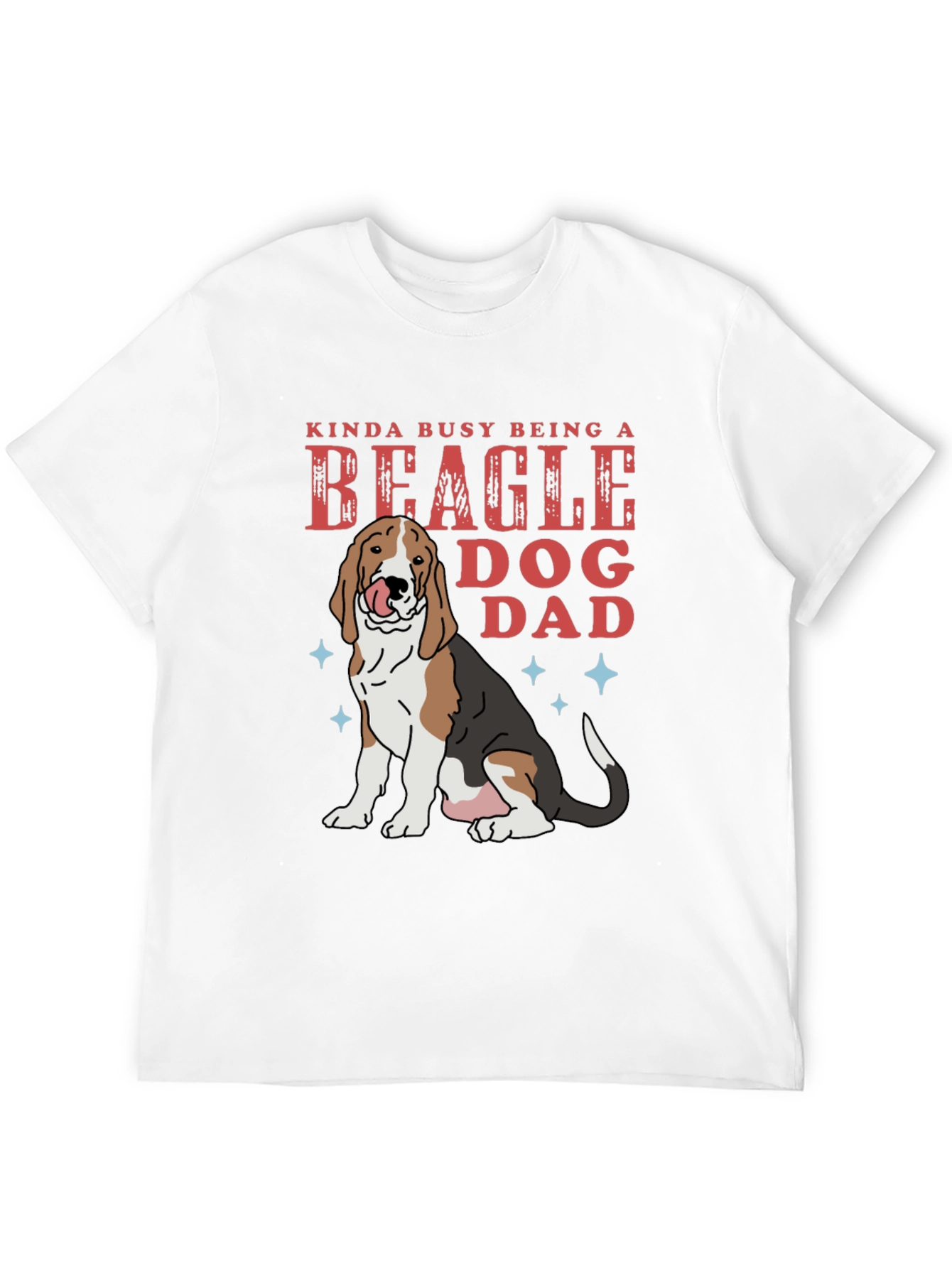 Black Beagle Dog Dad T-Shirt - Funny Pet Lover Tee view 12