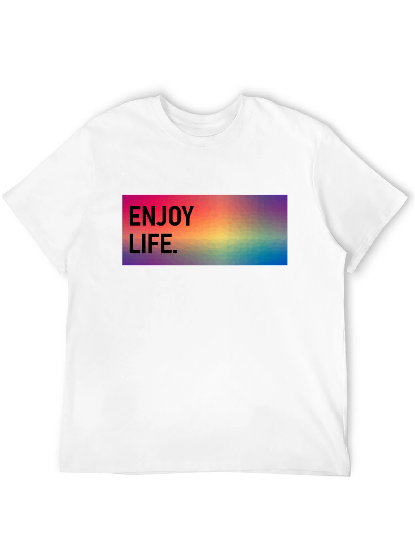 Black Enjoy Life Graphic Tee - Black view 12