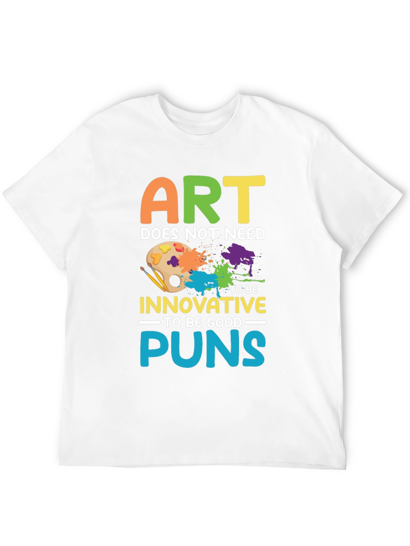 Black Art Puns T-Shirt - Funny Artistic Humor Tee view 12