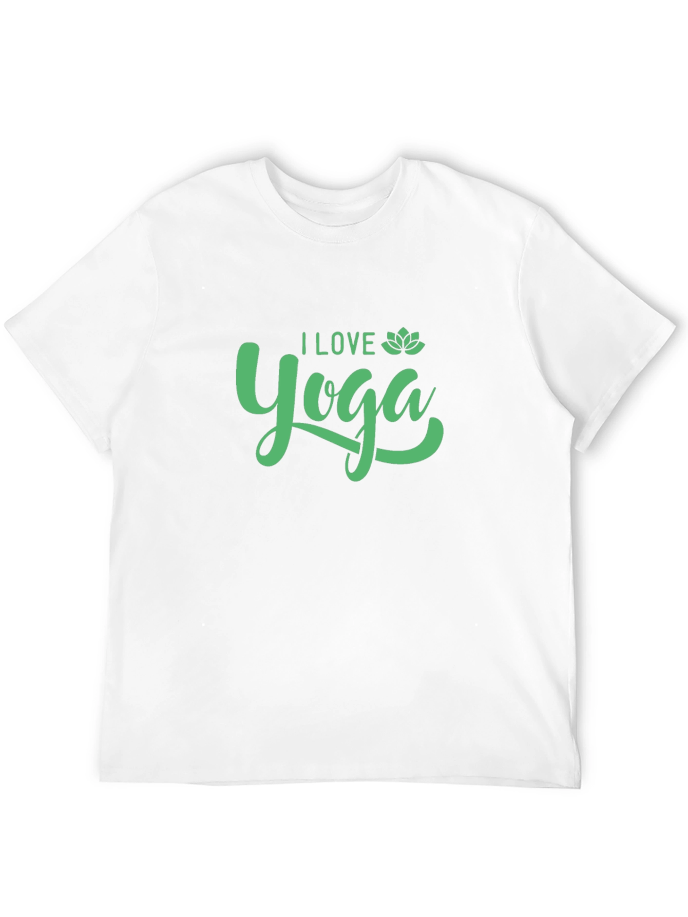Black I Love Yoga T-Shirt - Black view 12