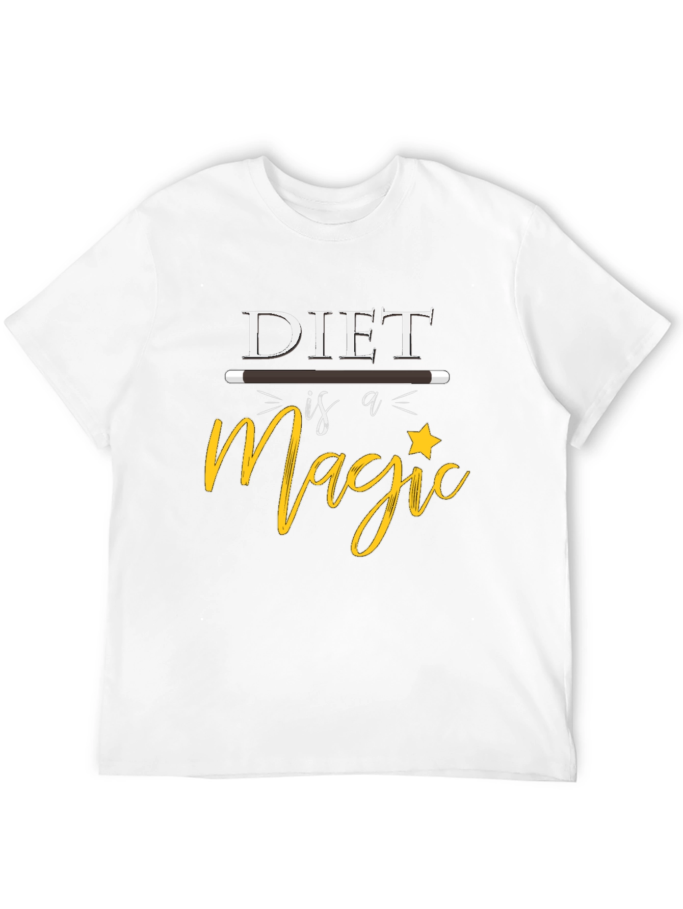 Black Diet is Magic T-Shirt view 12