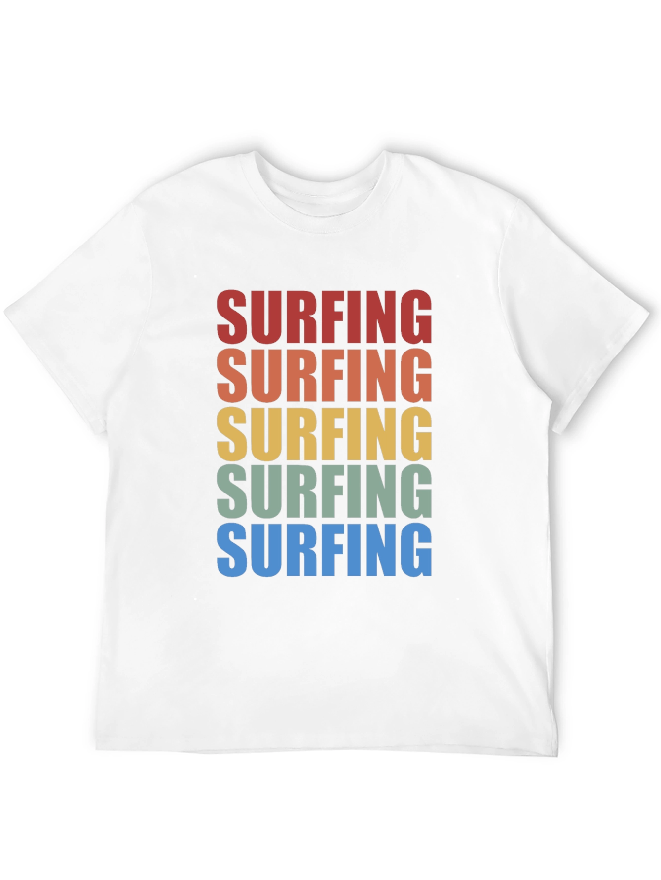 Black Retro Surfing T-Shirt - Vintage Style Surf Tee view 12